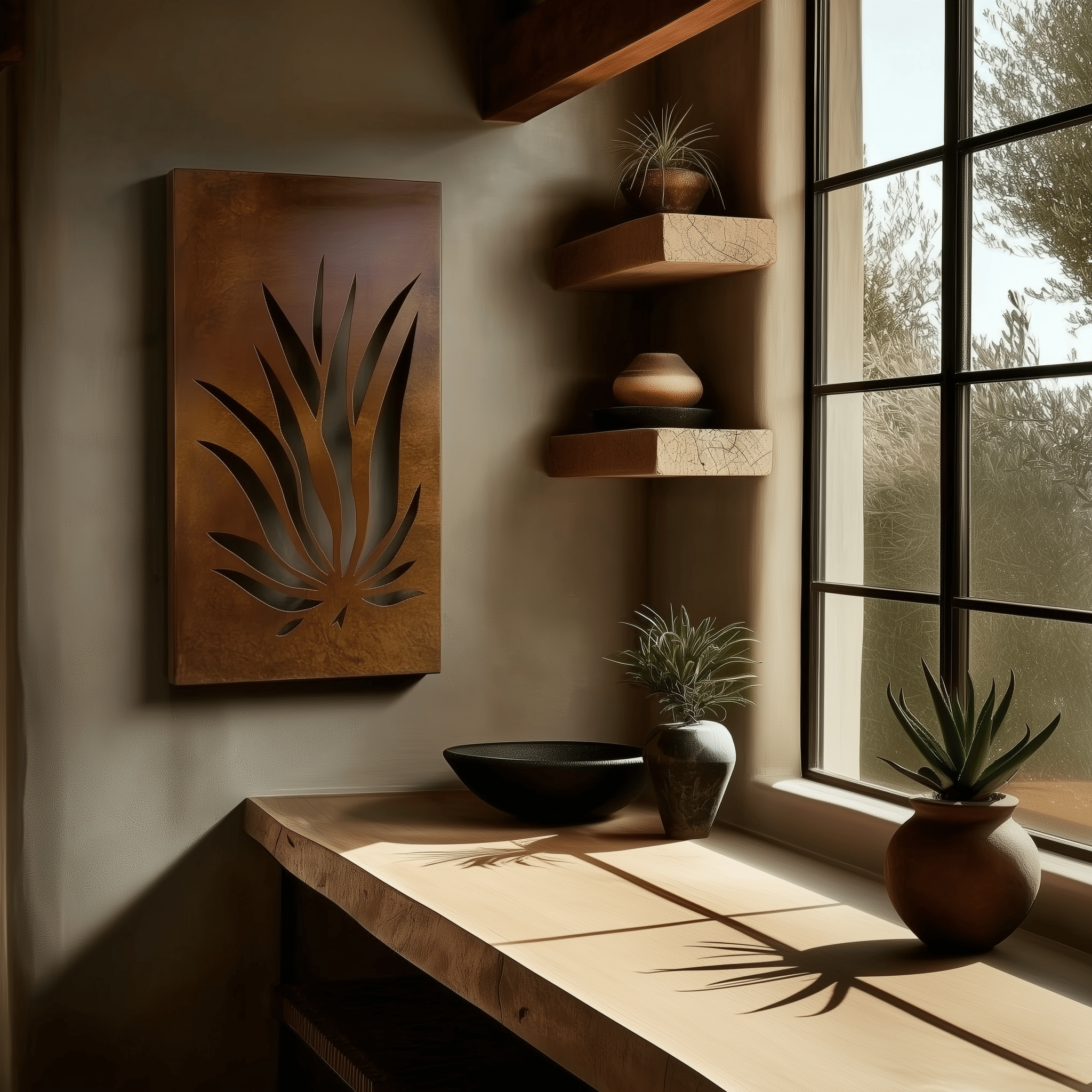 The Blue Agave - Metal Wall Art - Benton Lane Home - Anthem Classic