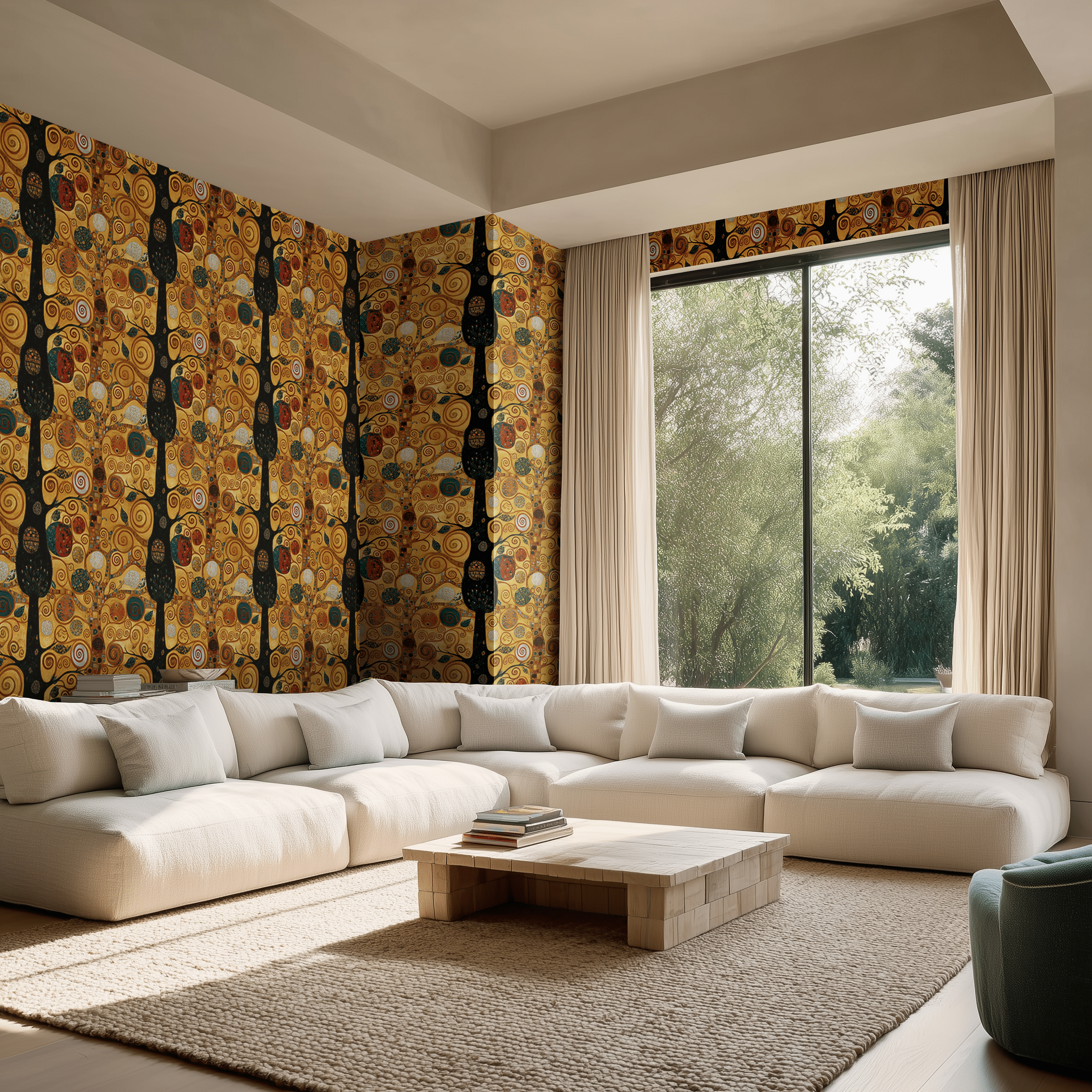 The Branch Wallpaper - Painted Paper