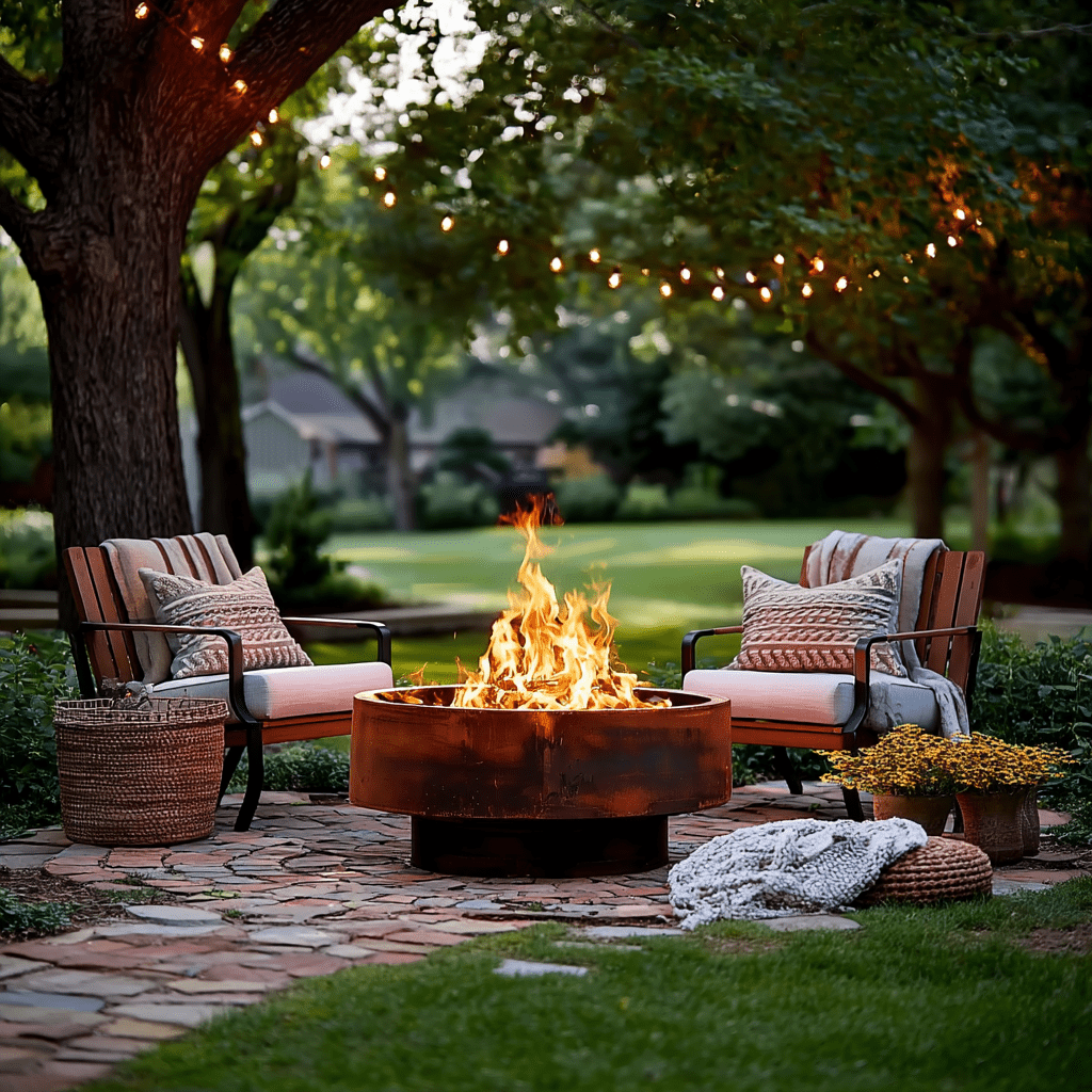 The Bryson Firepit - Benton Lane Home - Carbon Designs