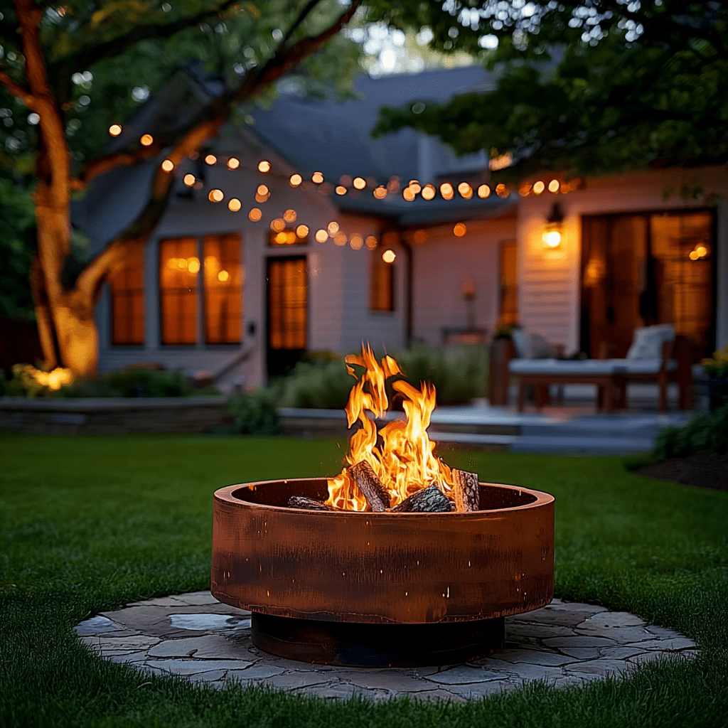 The Bryson Firepit - Benton Lane Home - Carbon Designs