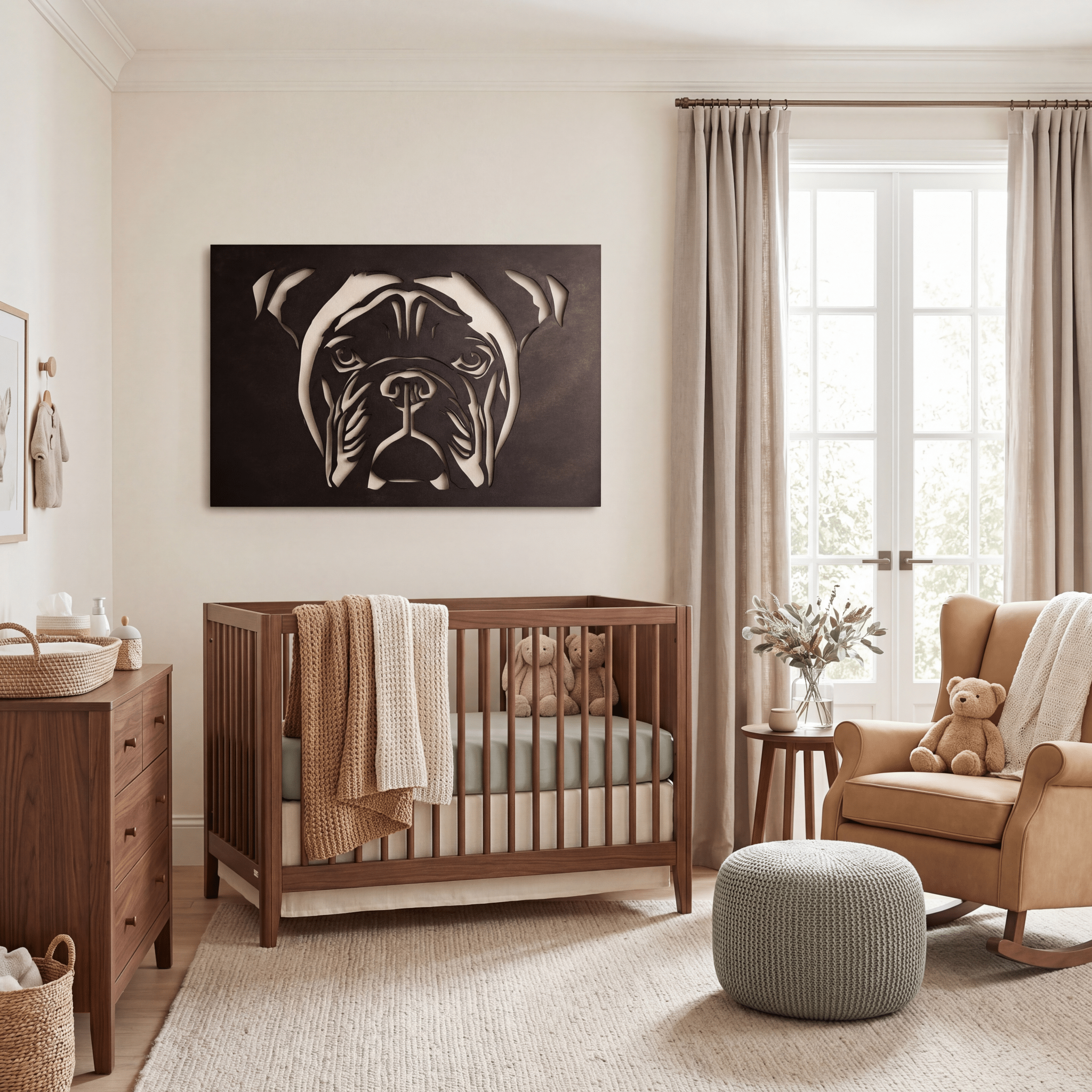 The Bulldog - Metal Wall Art - Forge - Benton Lane Home - Anthem Classic