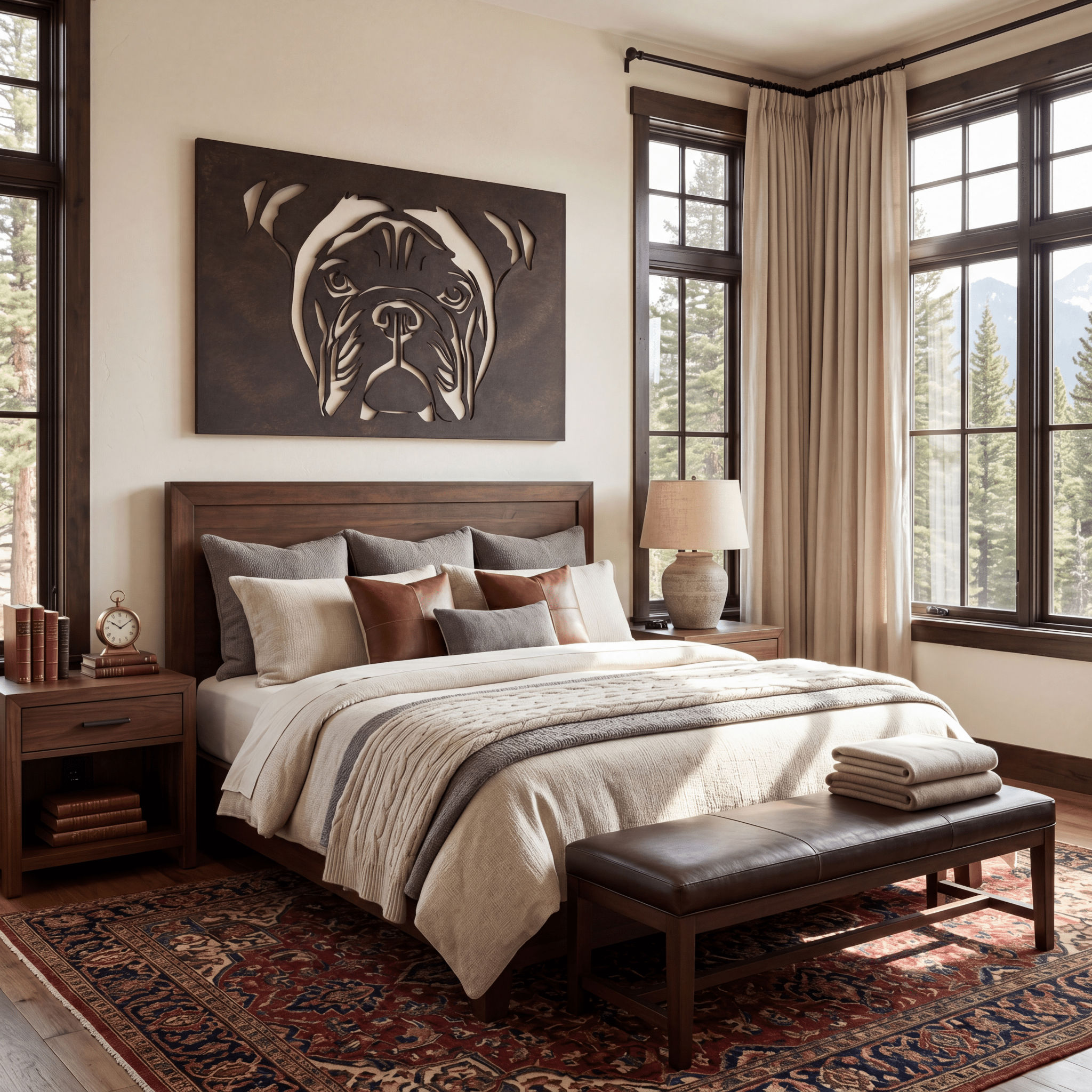 The Bulldog - Metal Wall Art - Forge - Benton Lane Home - Anthem Classic