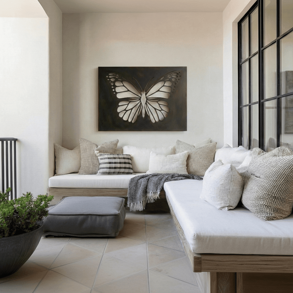 The Butterfly - Metal Wall Art - Forge - Benton Lane Home - Anthem Classic