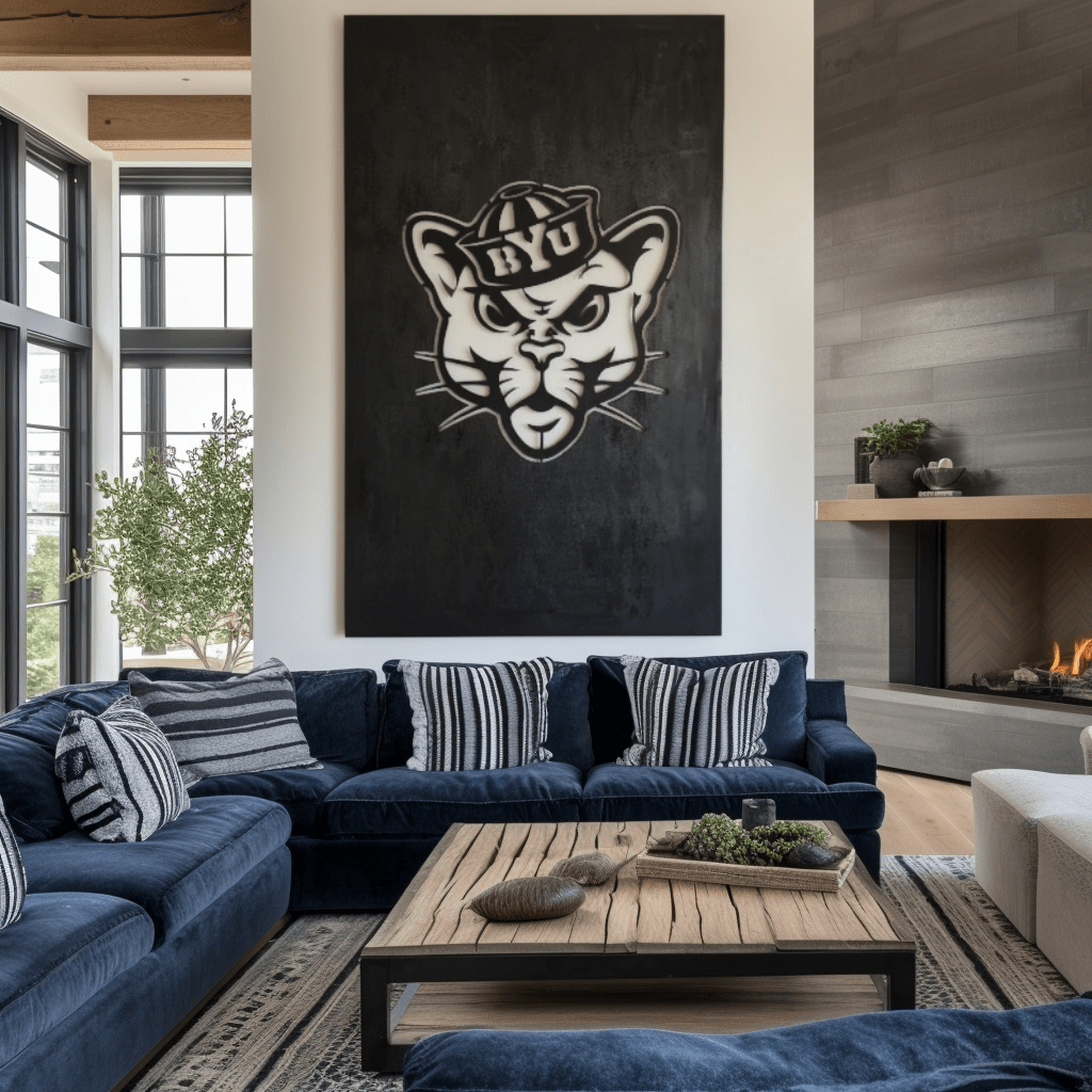 The BYU Cat - Wall Art - Portrait Forge - Benton Lane Home - Anthem Classic