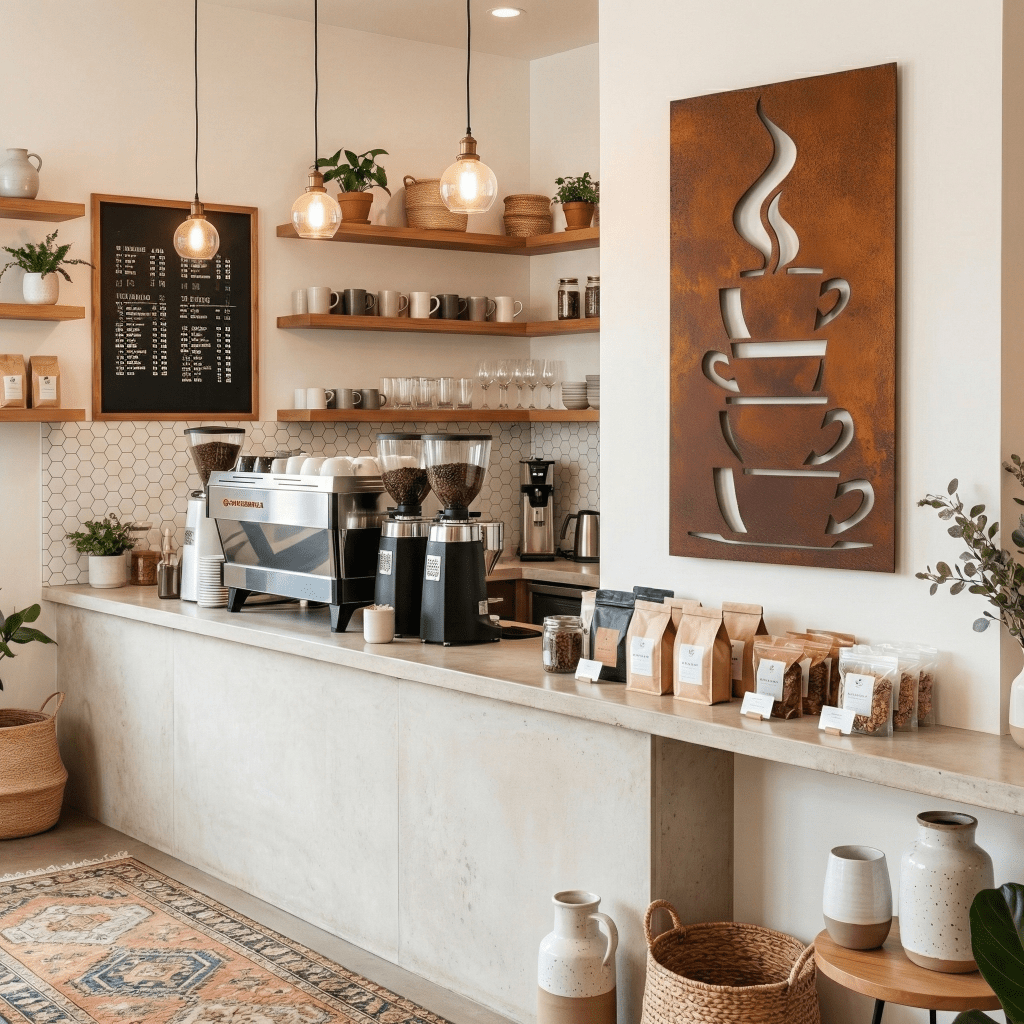 The Cafécito - Metal Wall Art - Oxide - Benton Lane Home - Anthem Classic