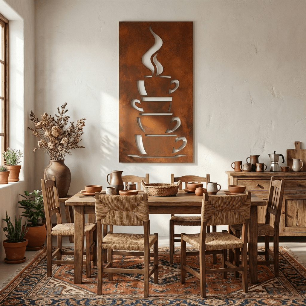 The Cafécito - Metal Wall Art - Oxide - Benton Lane Home - Anthem Classic