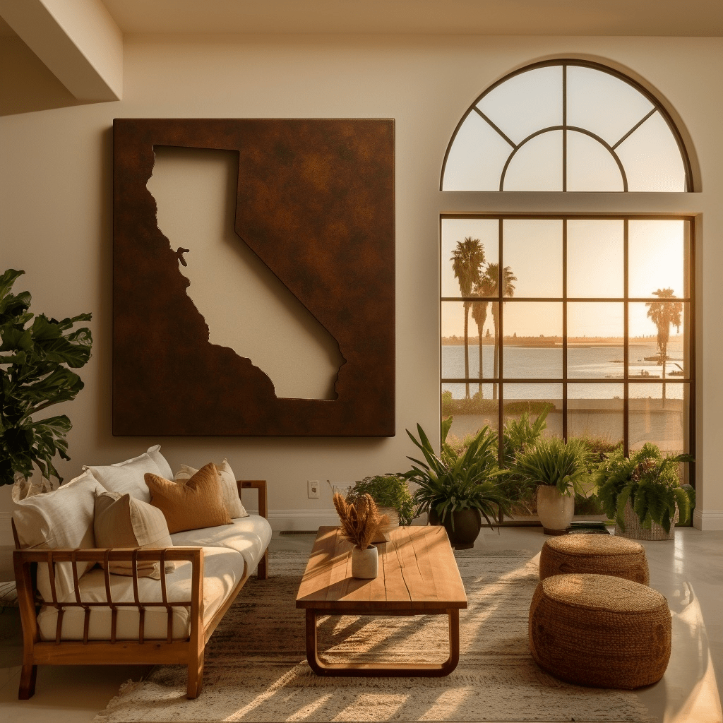The California - Metal Wall Art - Benton Lane Home - Anthem Classic