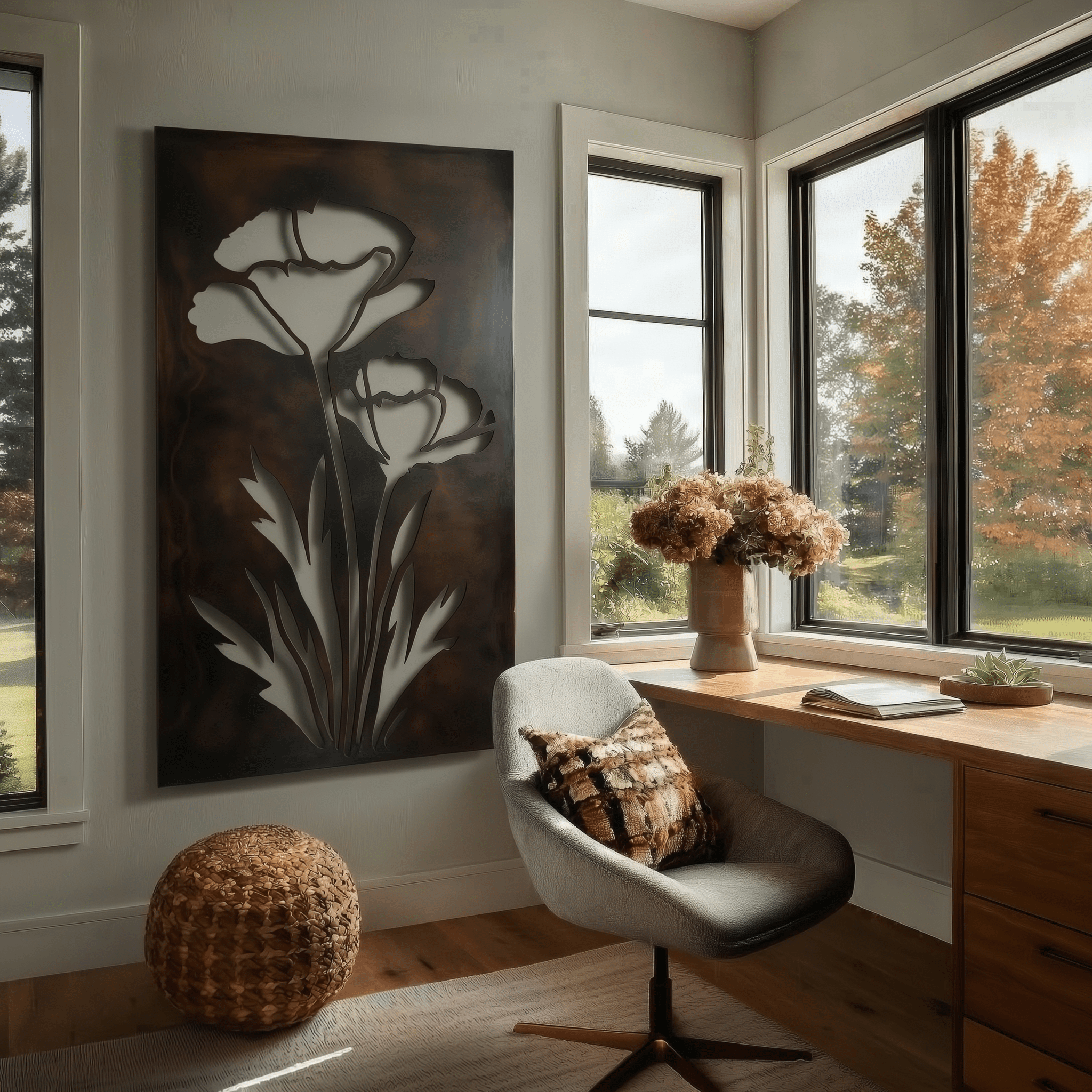 The California Poppy - Metal Wall Art - Benton Lane Home - Anthem Classic