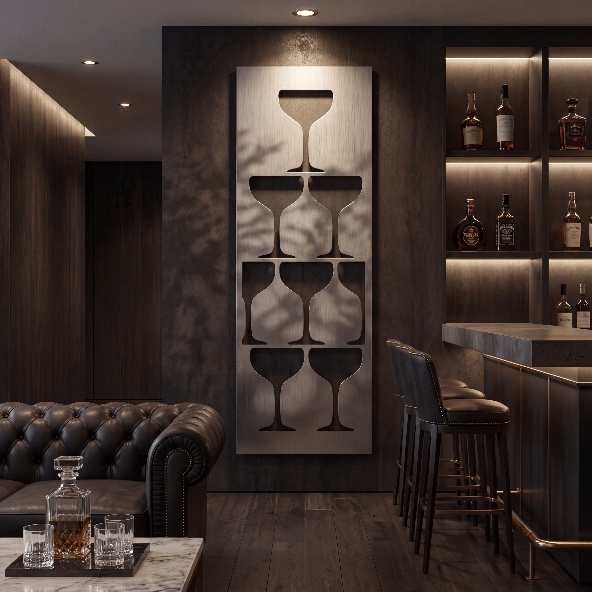 The Celebration - Metal Wall Art - Benton Lane Home - Carbon Designs