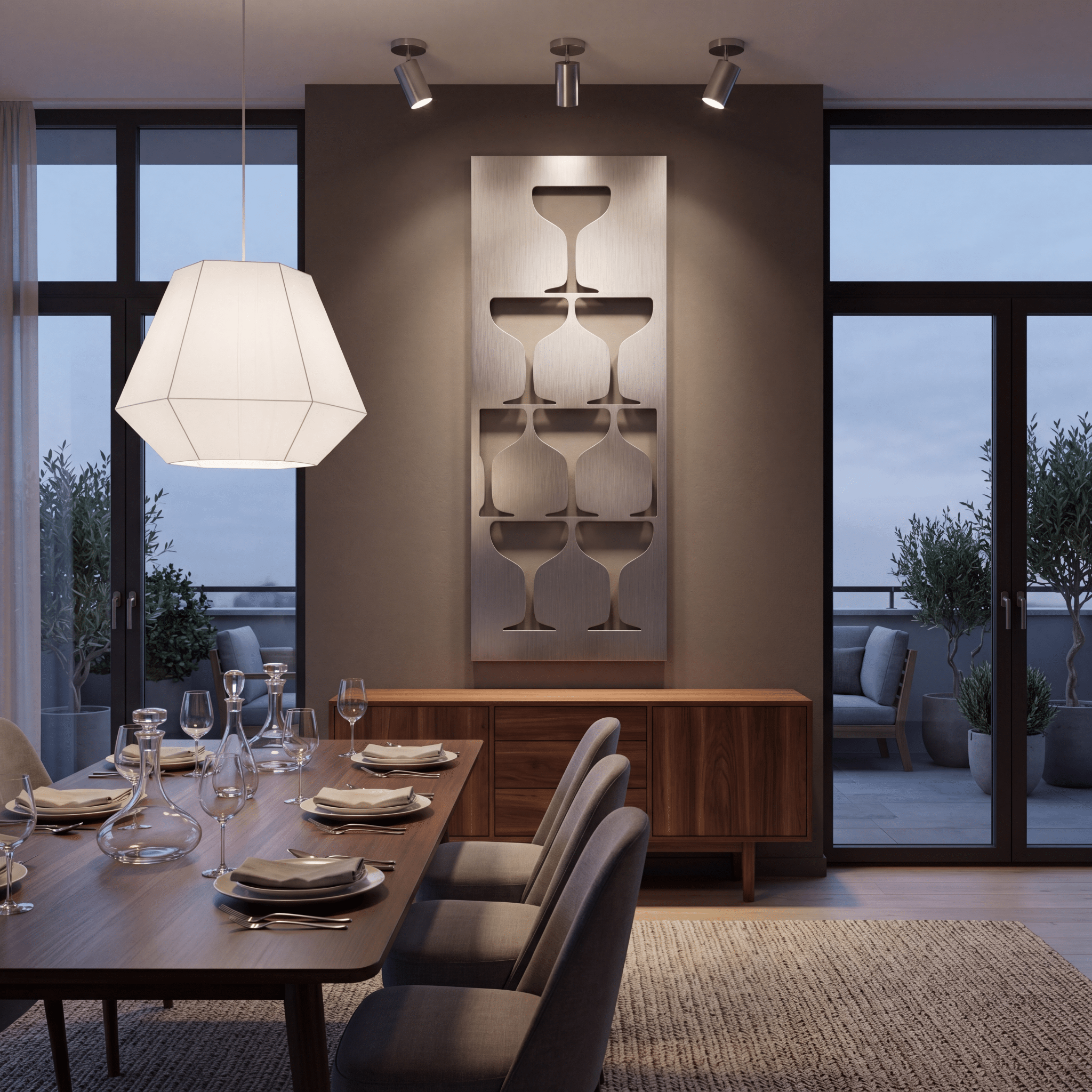 The Celebration - Metal Wall Art - Benton Lane Home - Carbon Designs