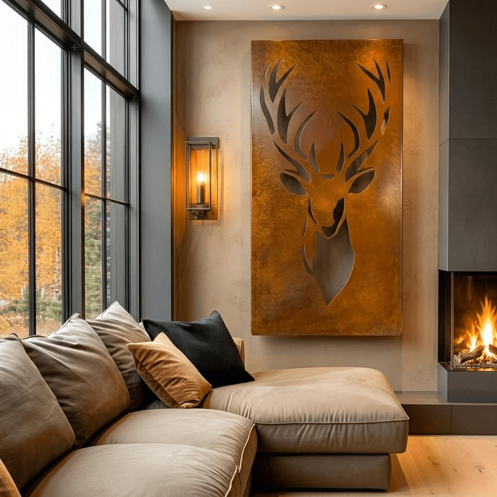 The Chital - Metal Wall Art - Benton Lane Home - Anthem Classic