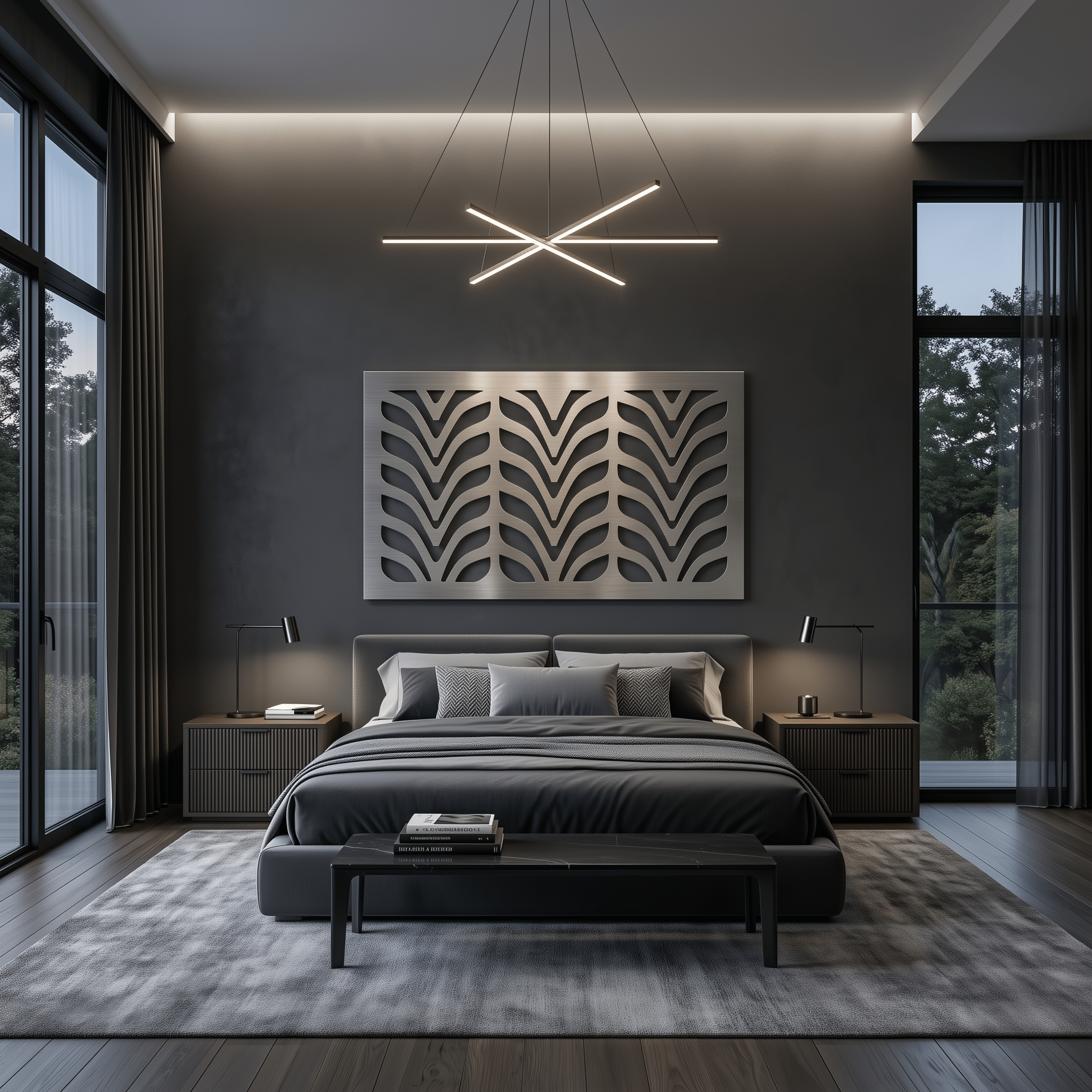 The Contour - Metal Wall Art - Benton Lane Home - Carbon Designs