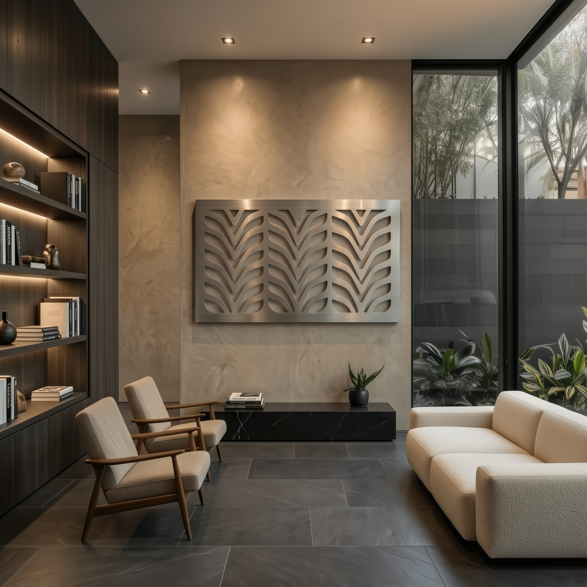 The Contour - Metal Wall Art - Benton Lane Home - Carbon Designs