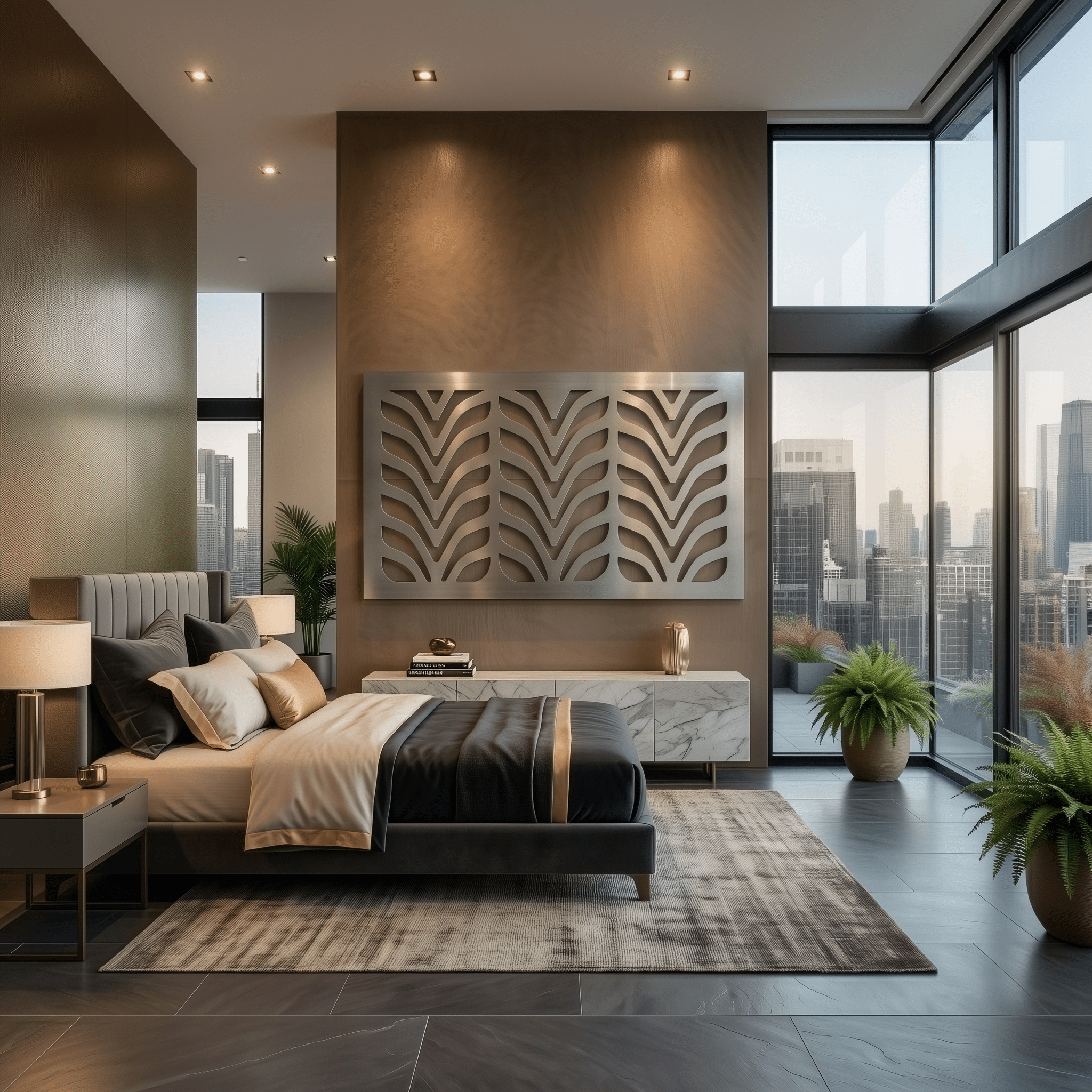 The Contour - Metal Wall Art - Benton Lane Home - Carbon Designs