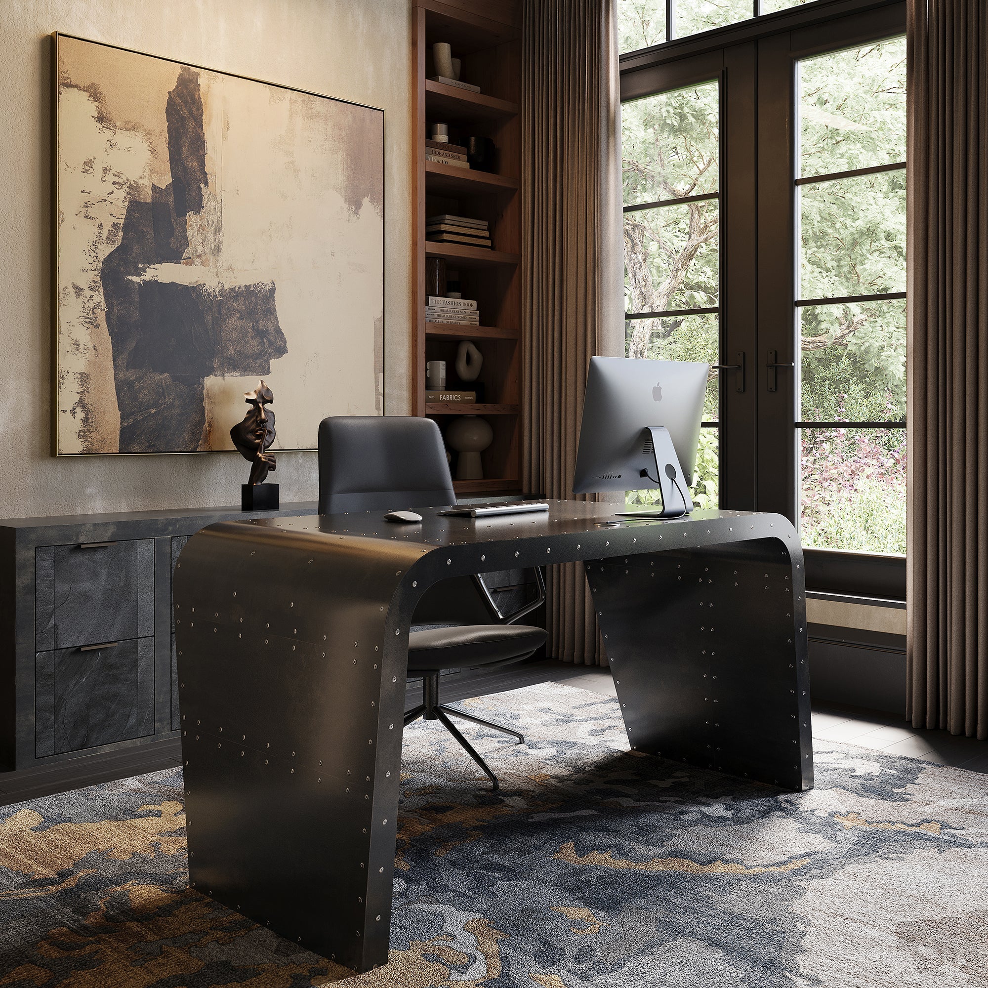 The Corsair Desk - Benton Lane Home - Carbon Designs
