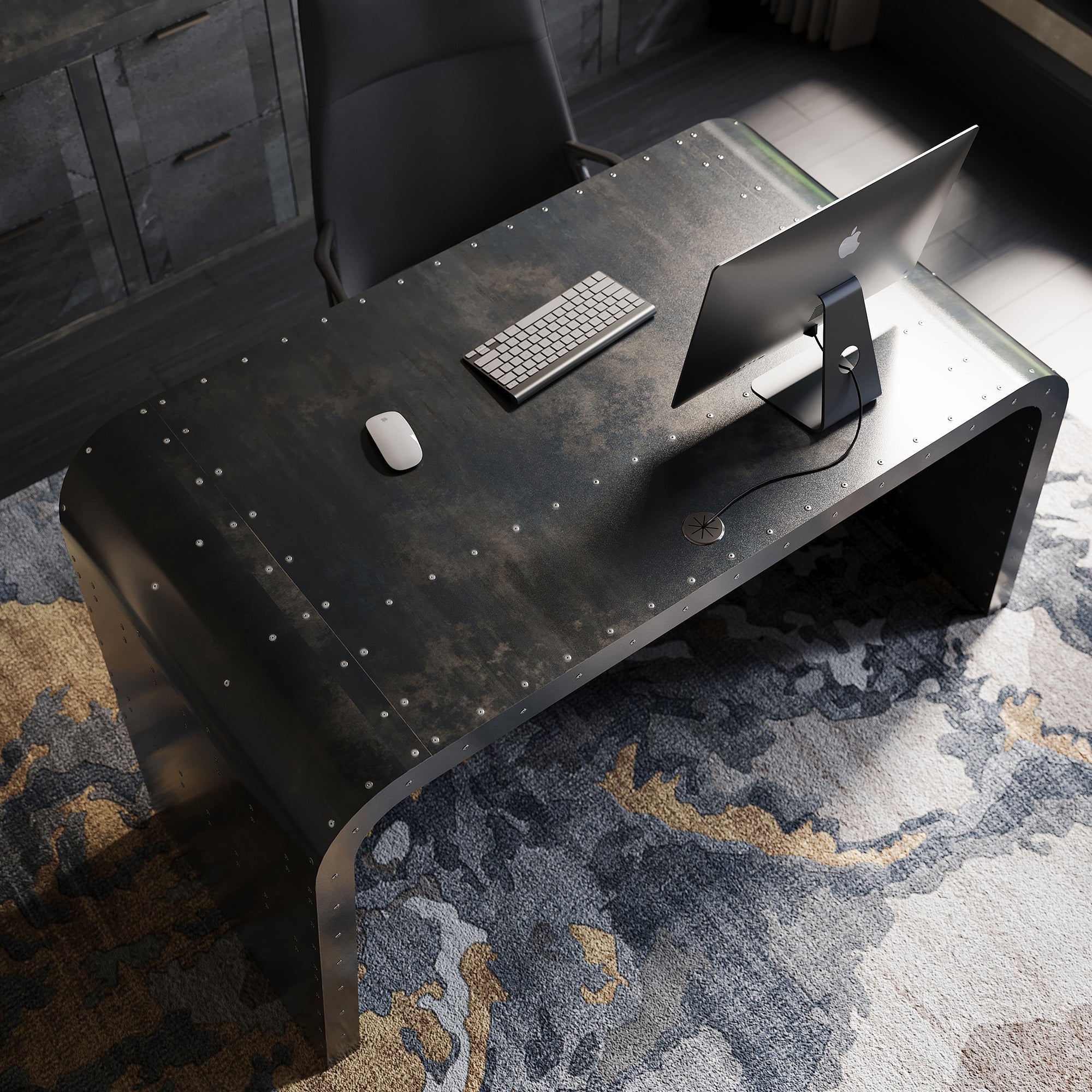 The Corsair Desk - Benton Lane Home - Carbon Designs