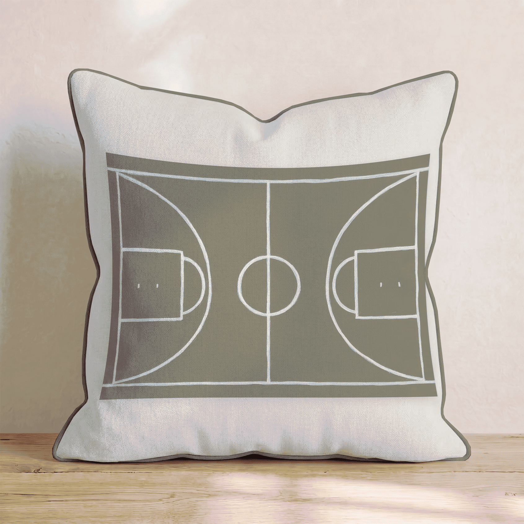 The Court Throw Pillow - Benton Lane Home - Hillcroft Home