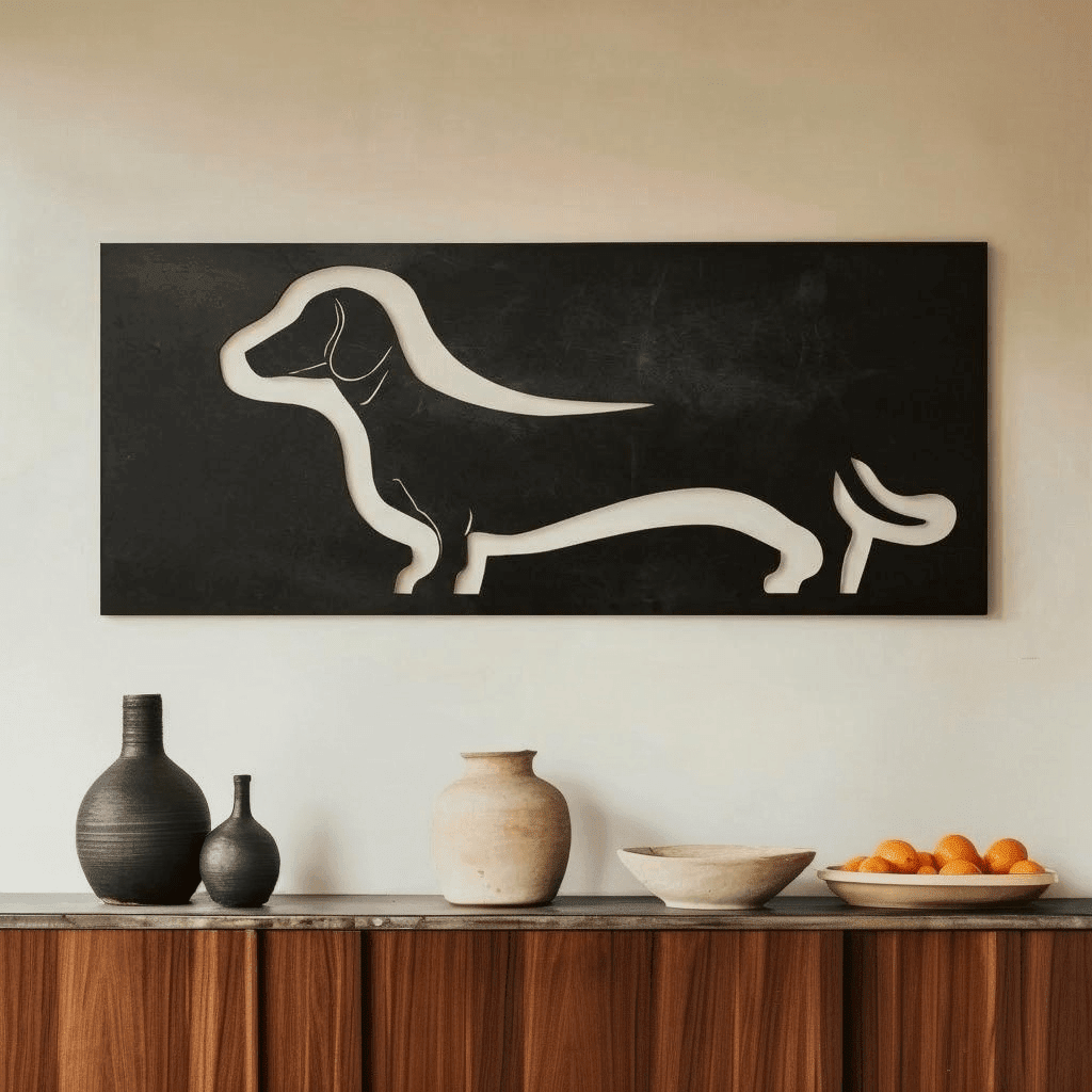 The Dachshund - Metal Wall Art - Benton Lane Home - Anthem Classic