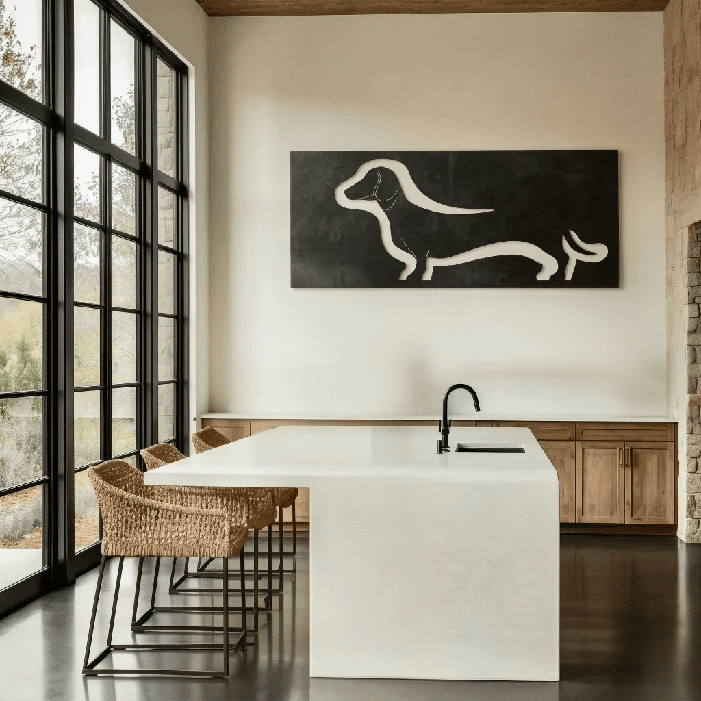 The Dachshund - Metal Wall Art - Benton Lane Home - Anthem Classic