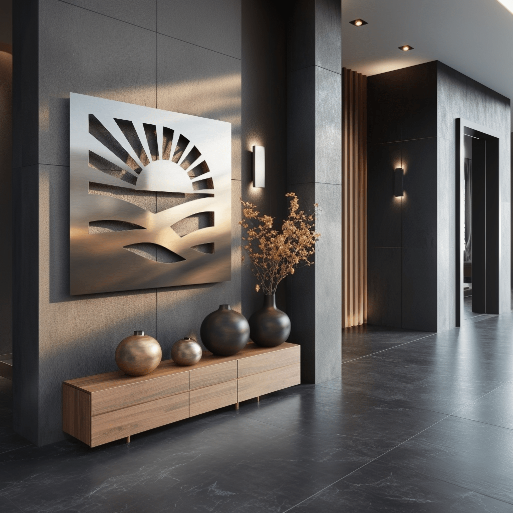 The Dawn - Metal Wall Art - Benton Lane Home - Carbon Designs