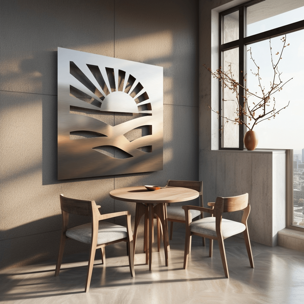 The Dawn - Metal Wall Art - Benton Lane Home - Carbon Designs