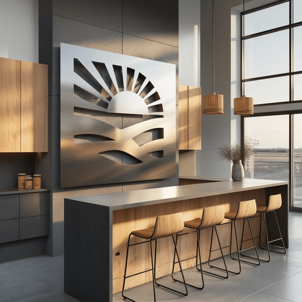 The Dawn - Metal Wall Art - Benton Lane Home - Carbon Designs