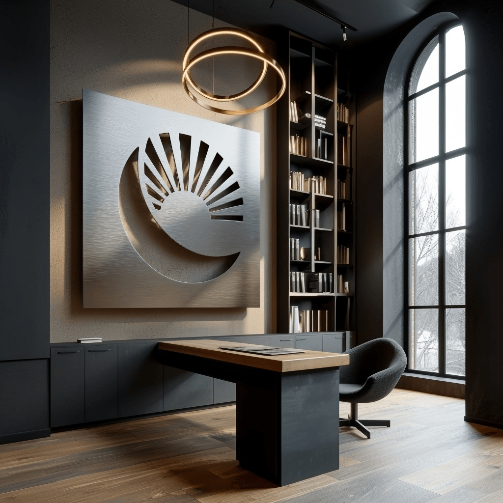 The Daybreak - Metal Wall Art - Benton Lane Home - Carbon Designs