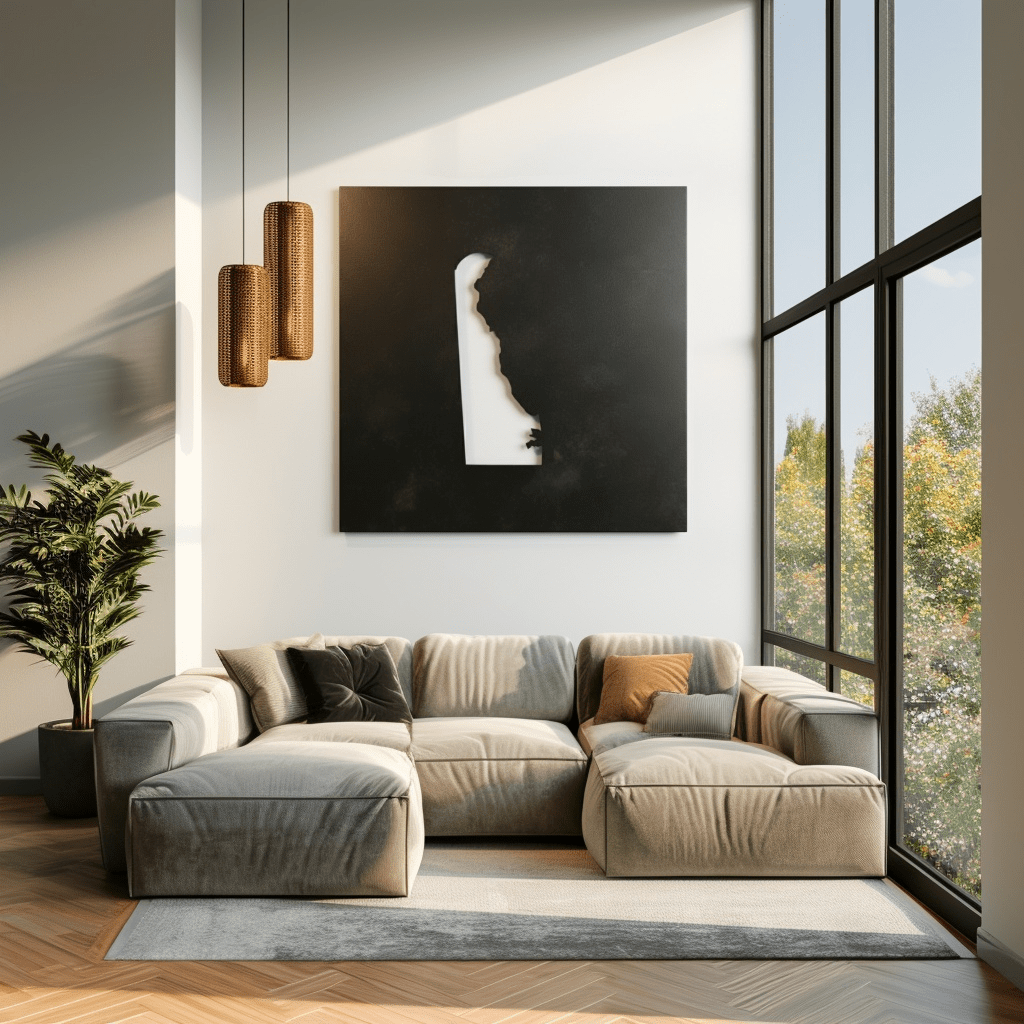 The Delaware - Metal Wall Art - Benton Lane Home - Anthem Classic