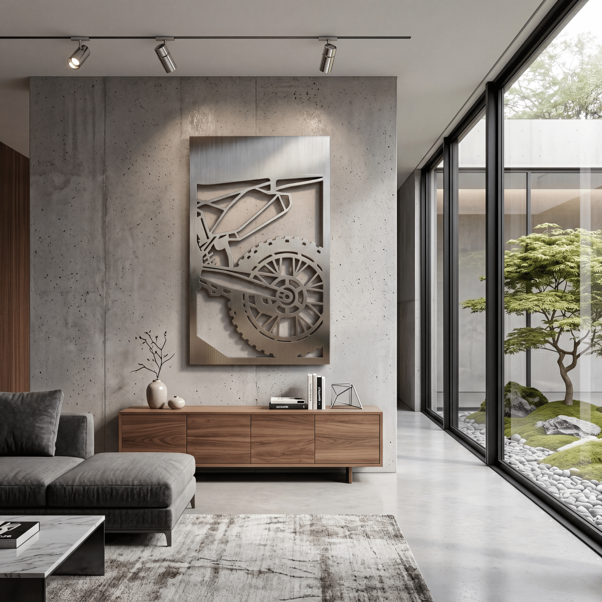 The Dirt Bike - Metal Wall Art - Benton Lane Home - Carbon Designs