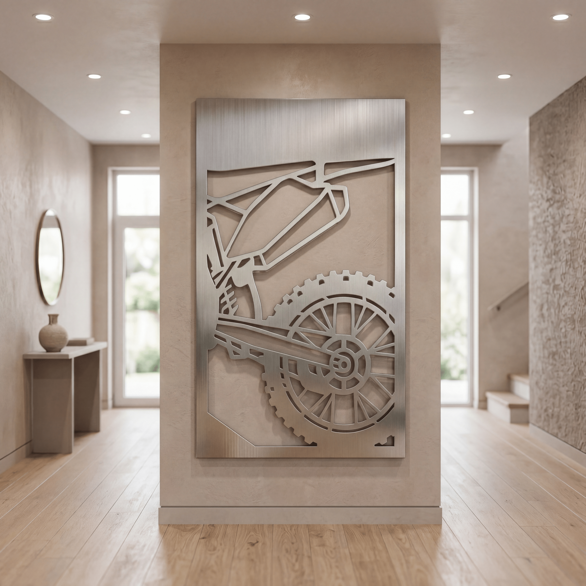 The Dirt Bike - Metal Wall Art - Benton Lane Home - Carbon Designs