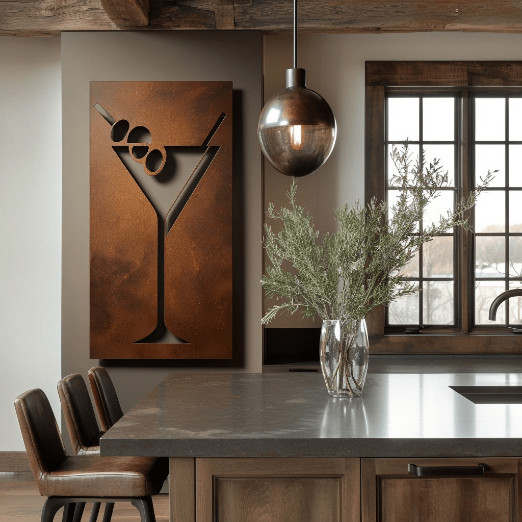 The Dirty Martini - Metal Wall Art - Benton Lane Home - Anthem Classic
