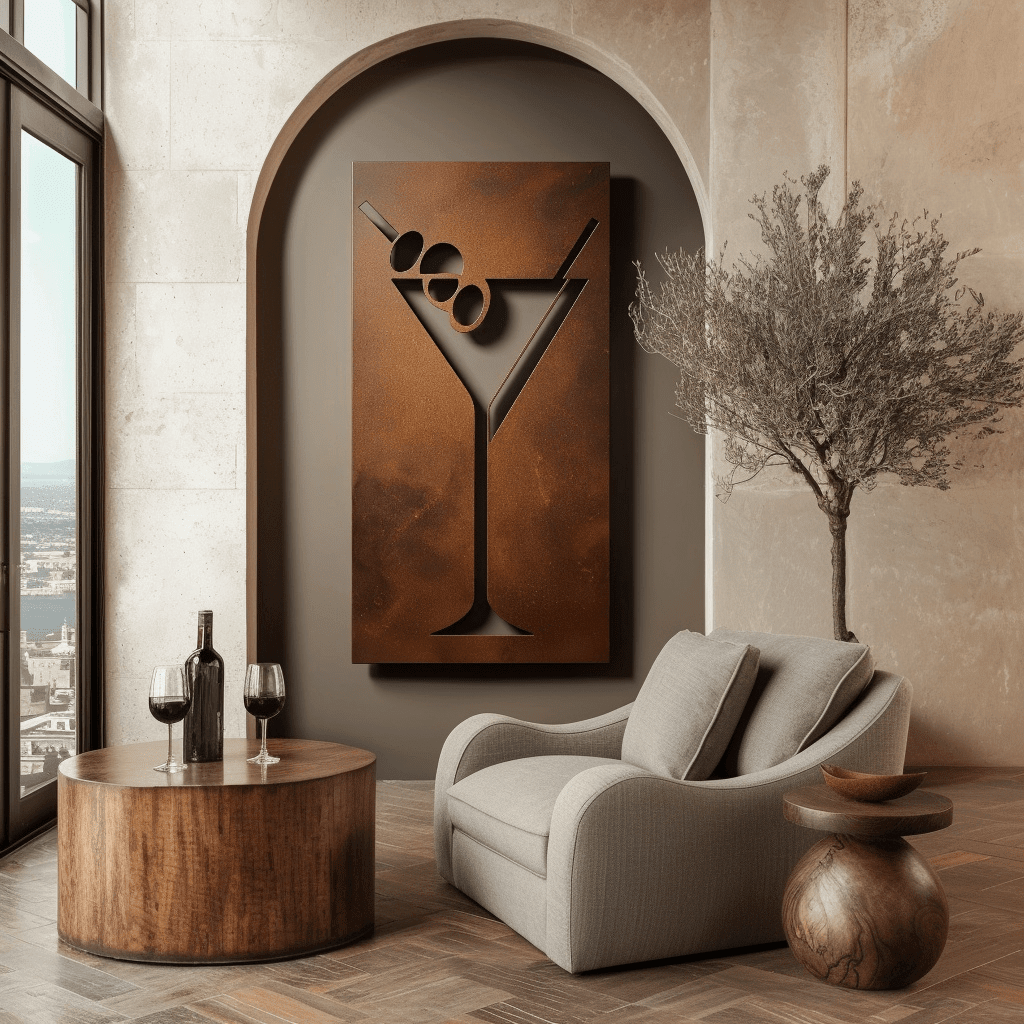 The Dirty Martini - Metal Wall Art - Benton Lane Home - Anthem Classic