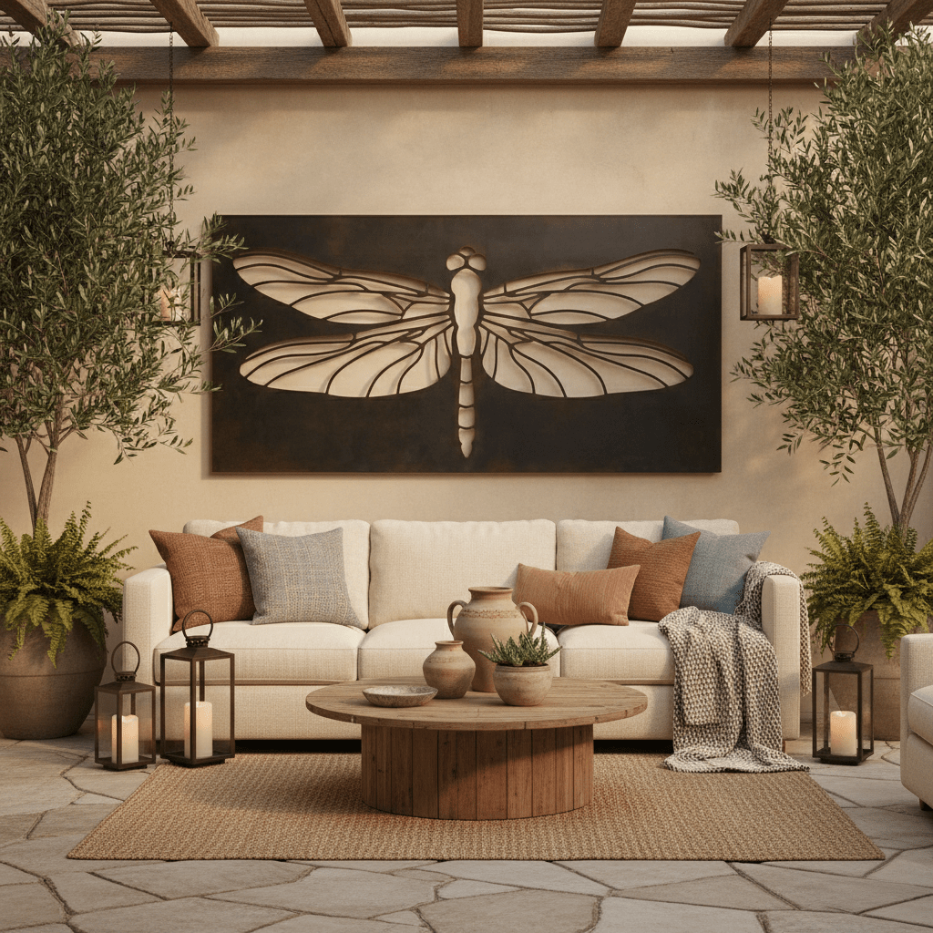 The Dragonfly - Metal Wall Art - Forge - Benton Lane Home - Anthem Classic