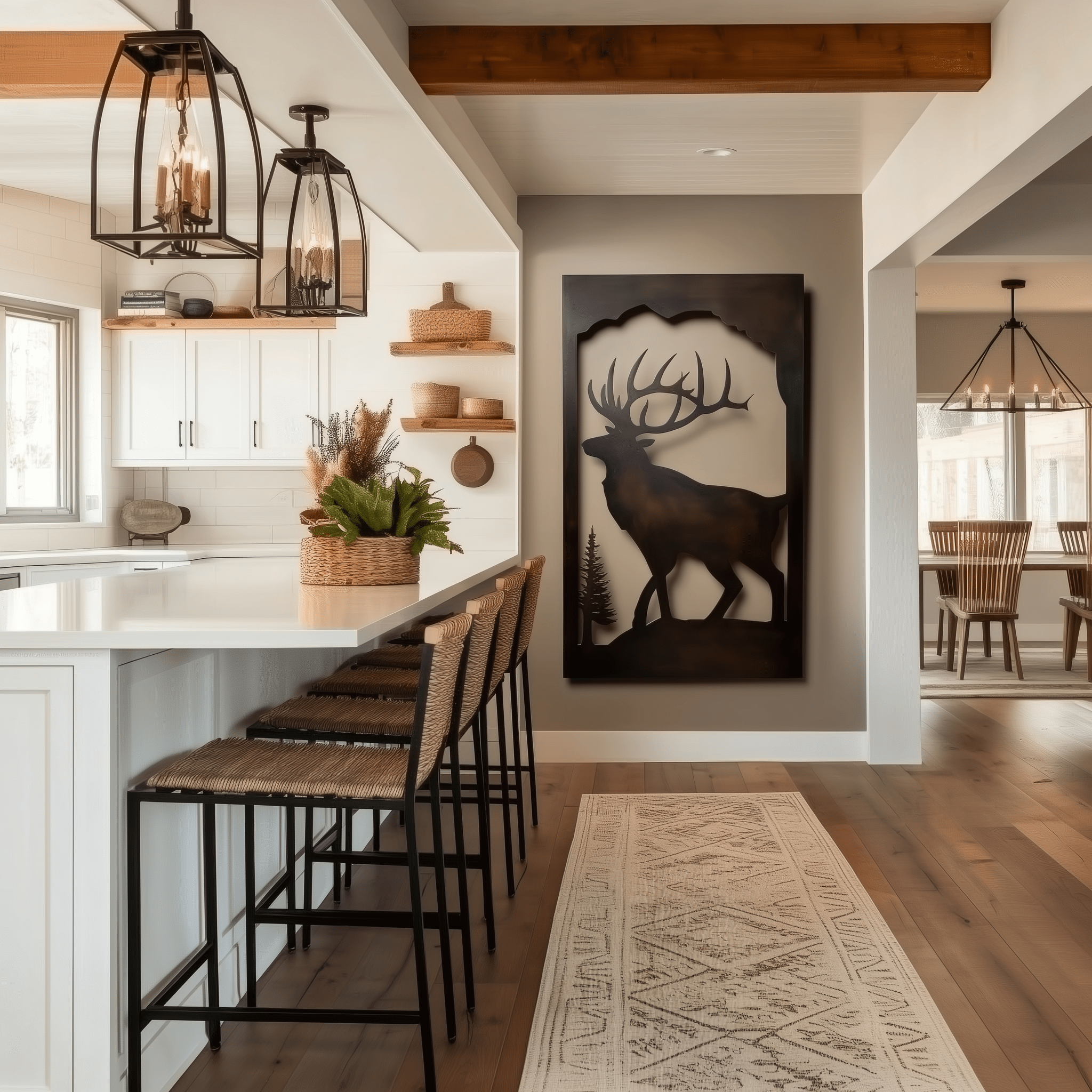 The Elk - Metal Wall Art - Benton Lane Home - Anthem Classic