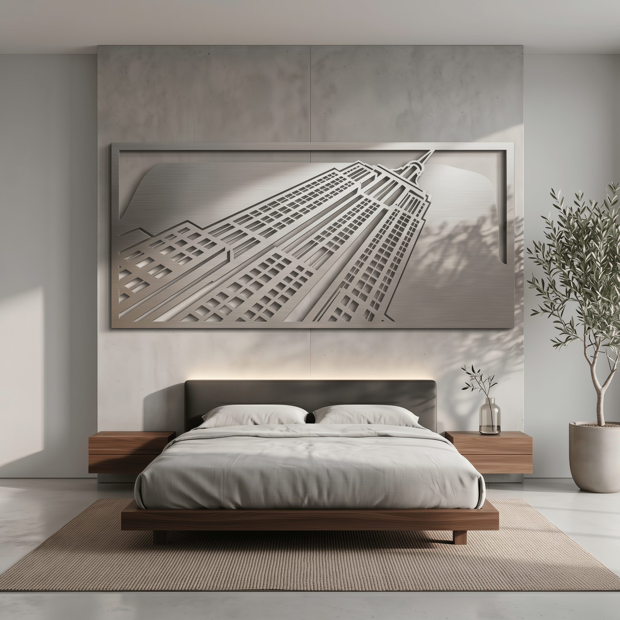 The Empire State Building - Metal Wall Art - Benton Lane Home - Carbon Designs