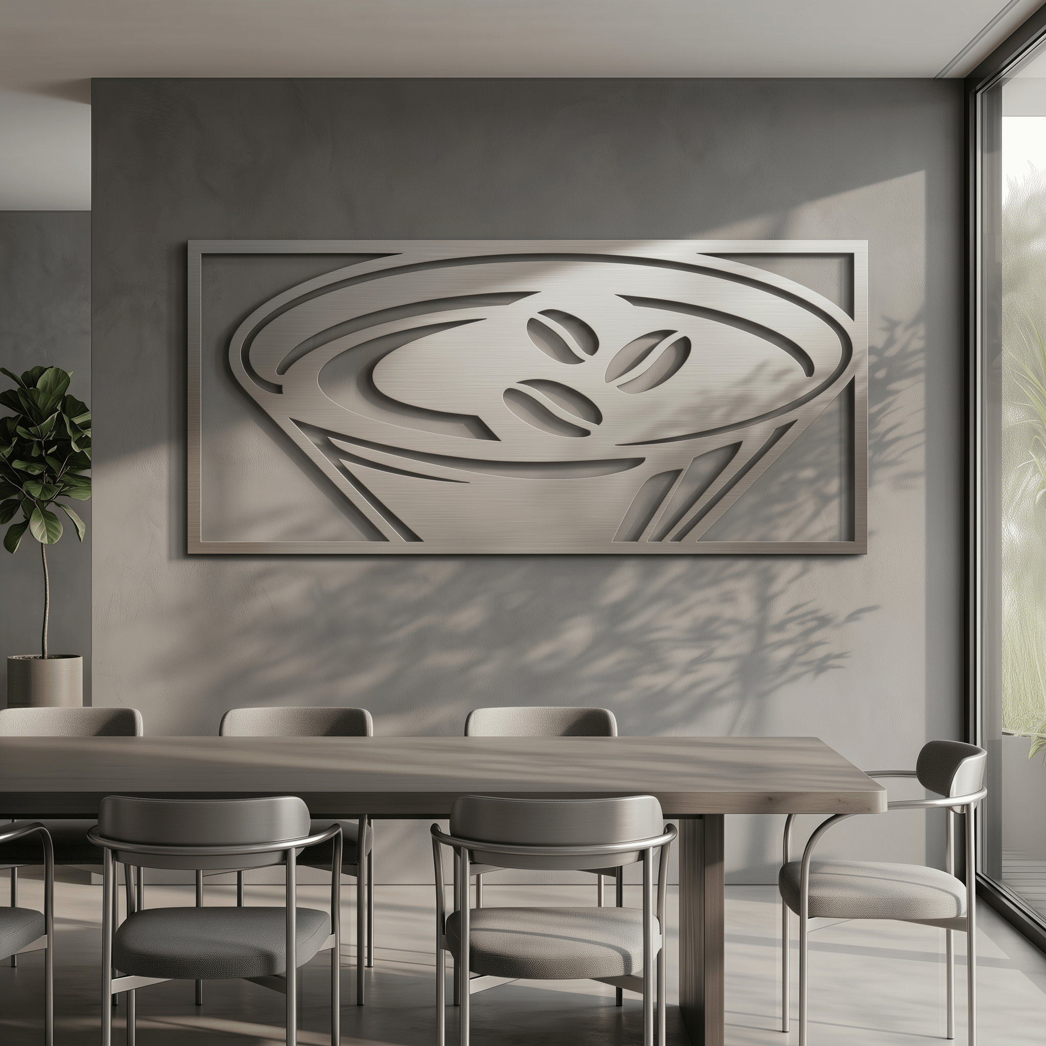 The Espresso Martini - Metal Wall Art - Benton Lane Home - Carbon Designs