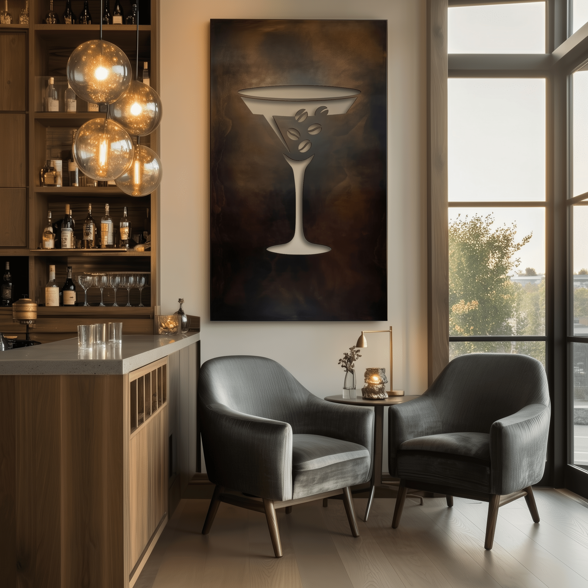 The Espresso Martini - Metal Wall Art - Benton Lane Home - Anthem Classic