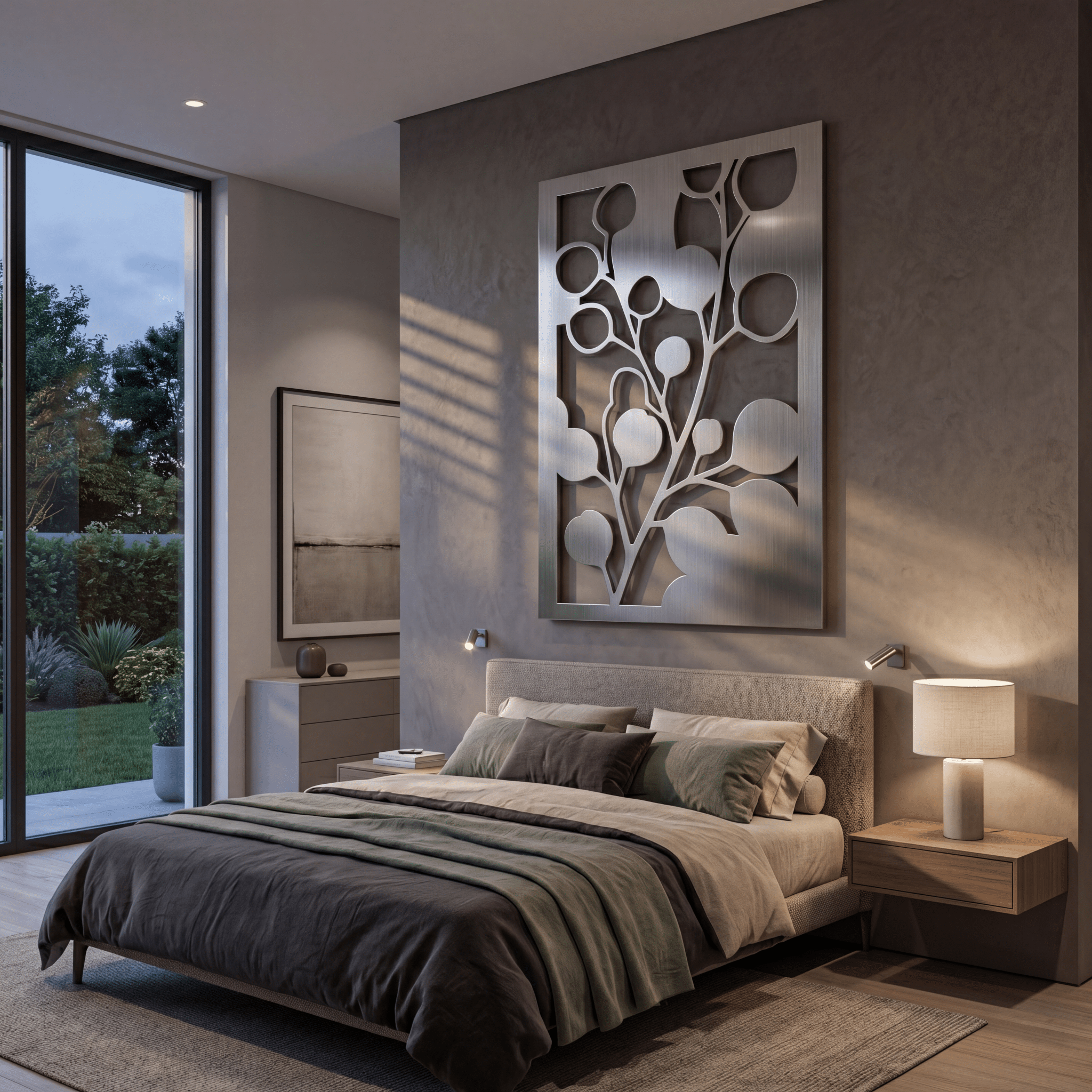 The Eucalyptus - Metal Wall Art - Benton Lane Home - Carbon Designs