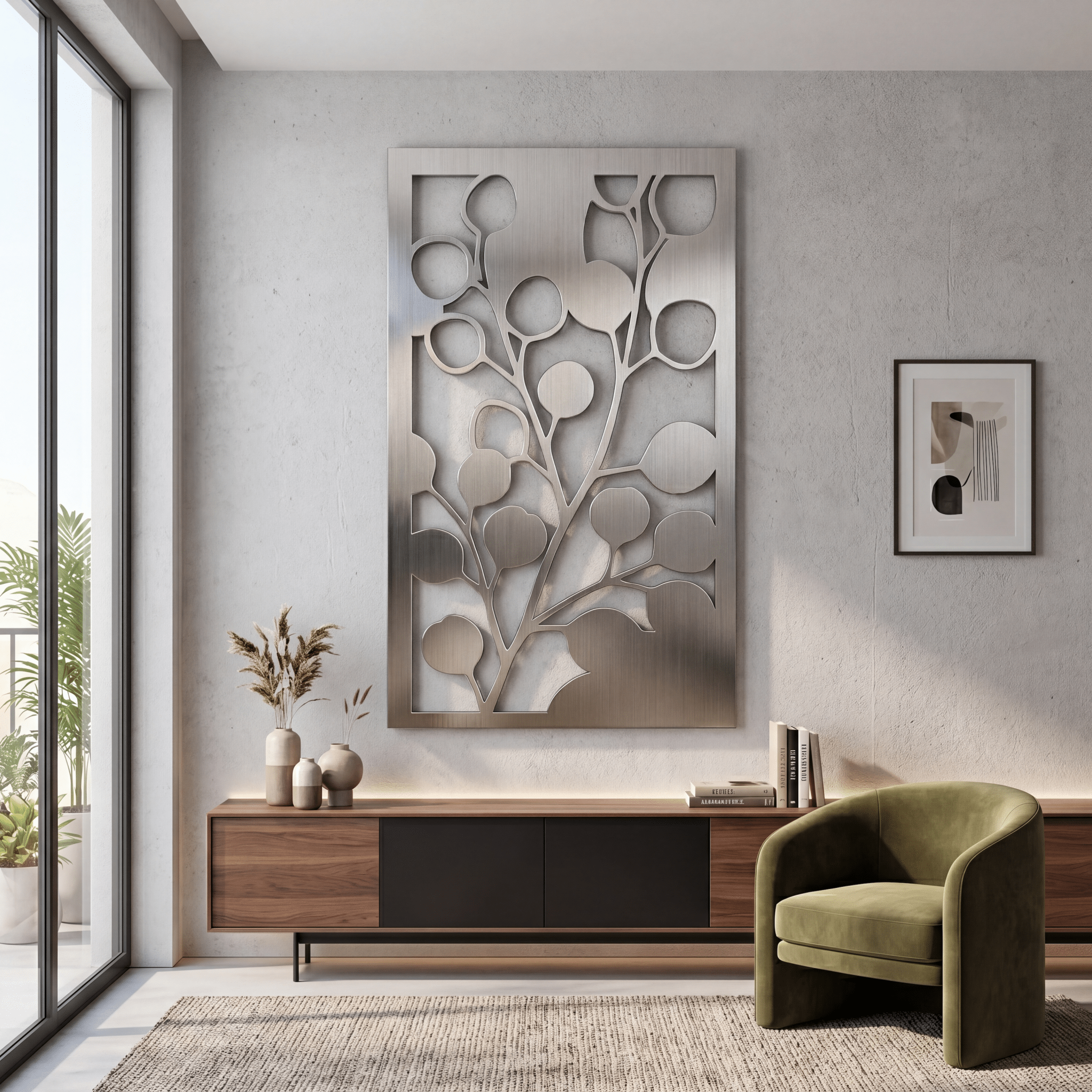 The Eucalyptus - Metal Wall Art - Benton Lane Home - Carbon Designs