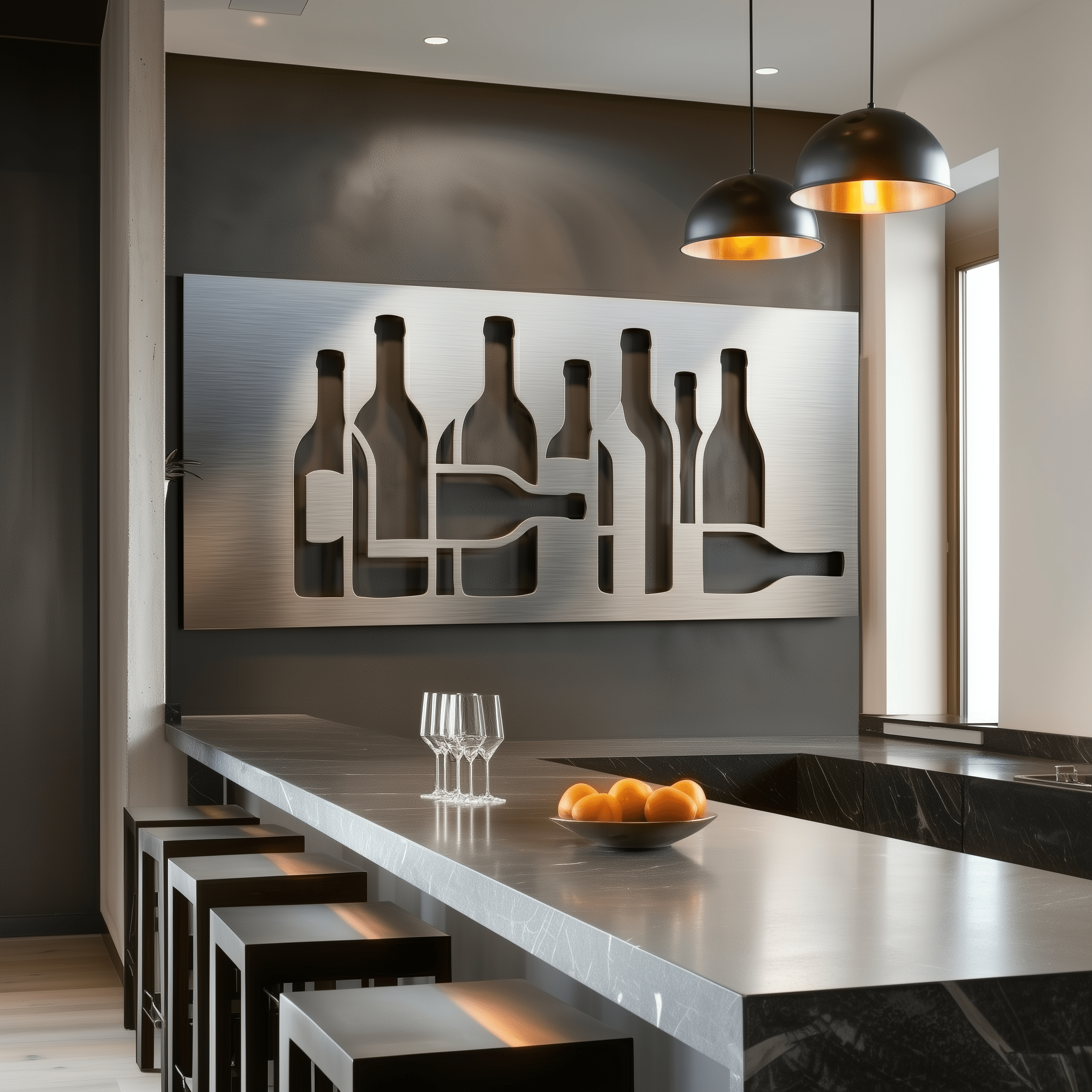 The Evening Reserve - Metal Wall Art - Benton Lane Home - Carbon Designs
