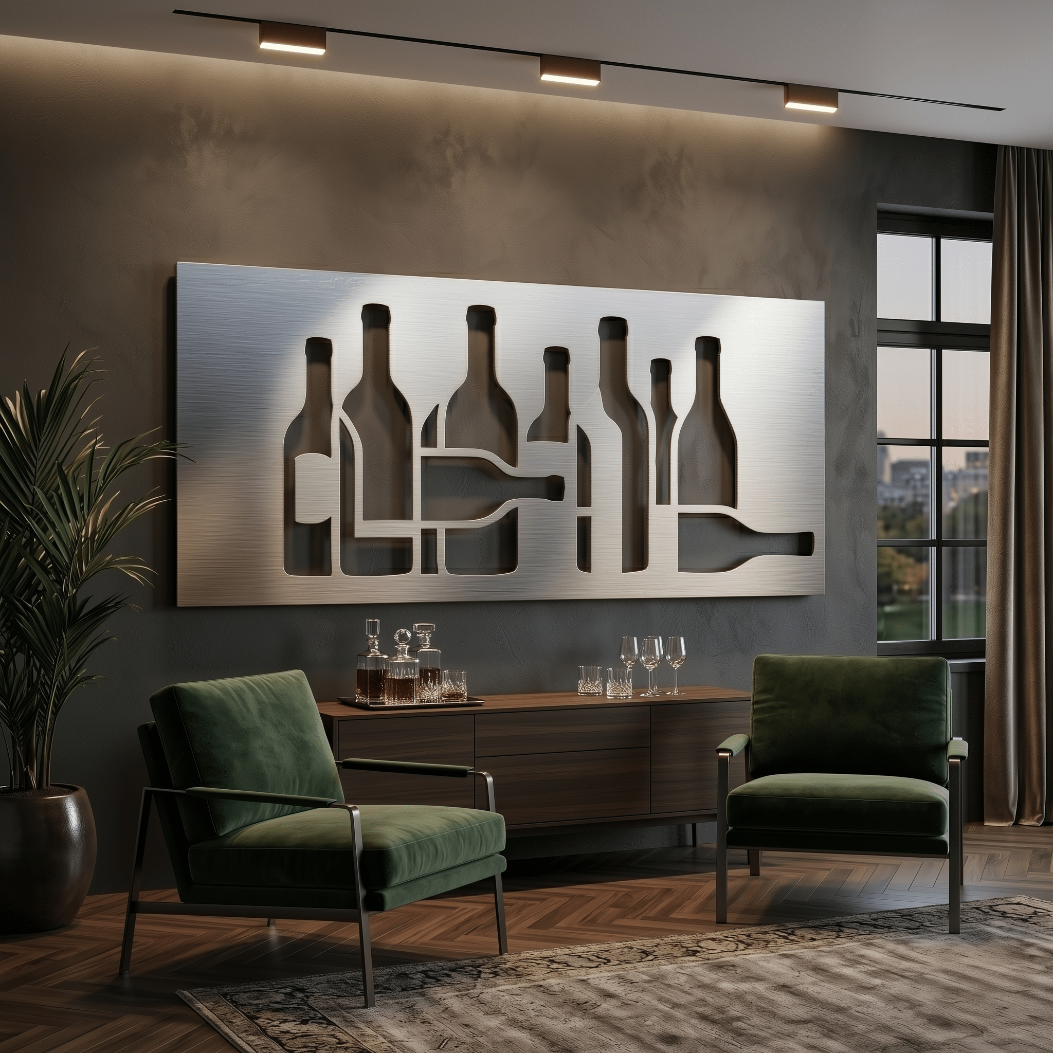 The Evening Reserve - Metal Wall Art - Benton Lane Home - Carbon Designs