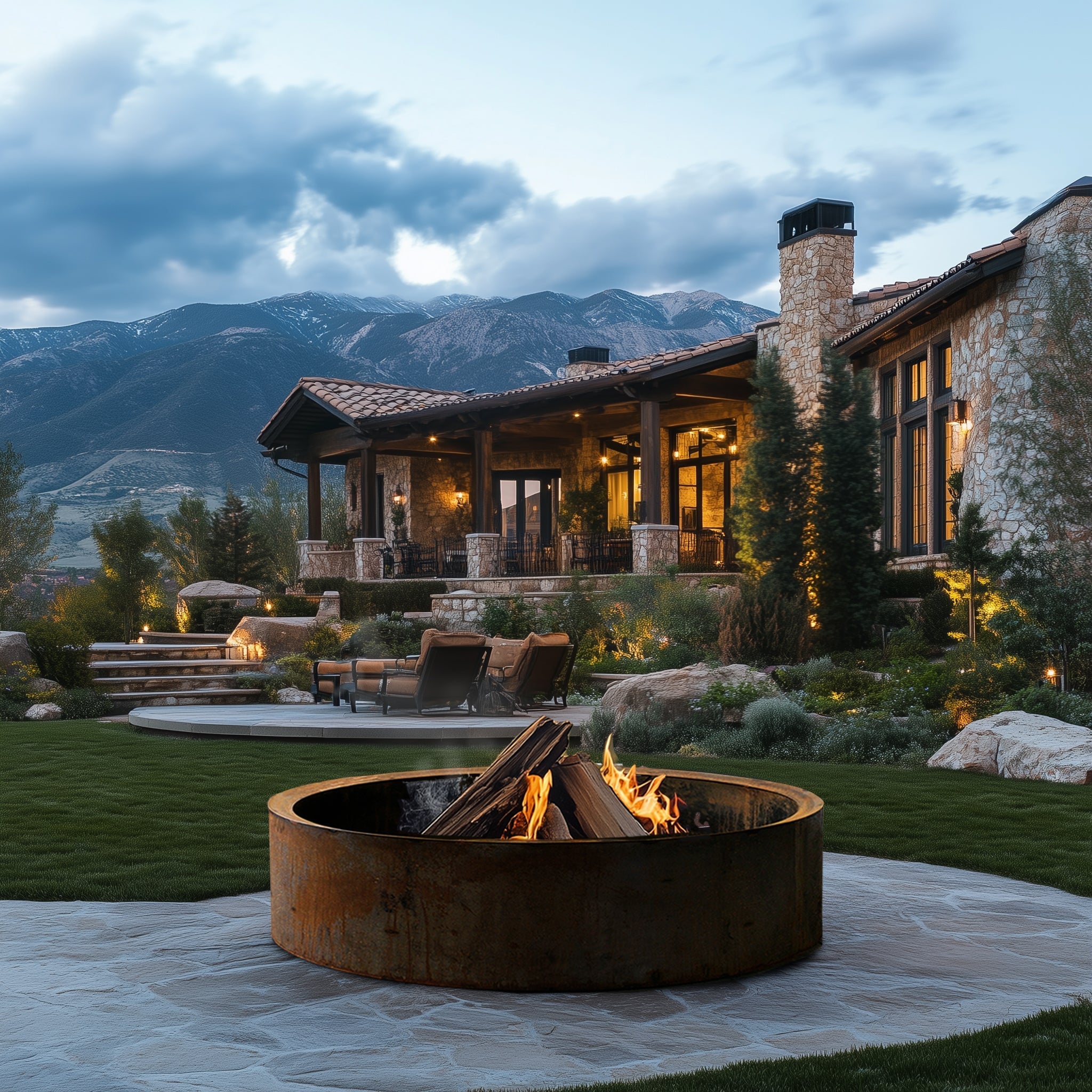 The Everett Firepit - Benton Lane Home - Anthem Classic