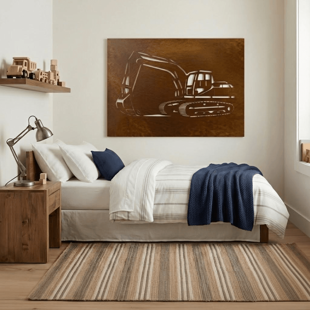 The Excavator - Metal Wall Art - Benton Lane Home - Anthem Classic