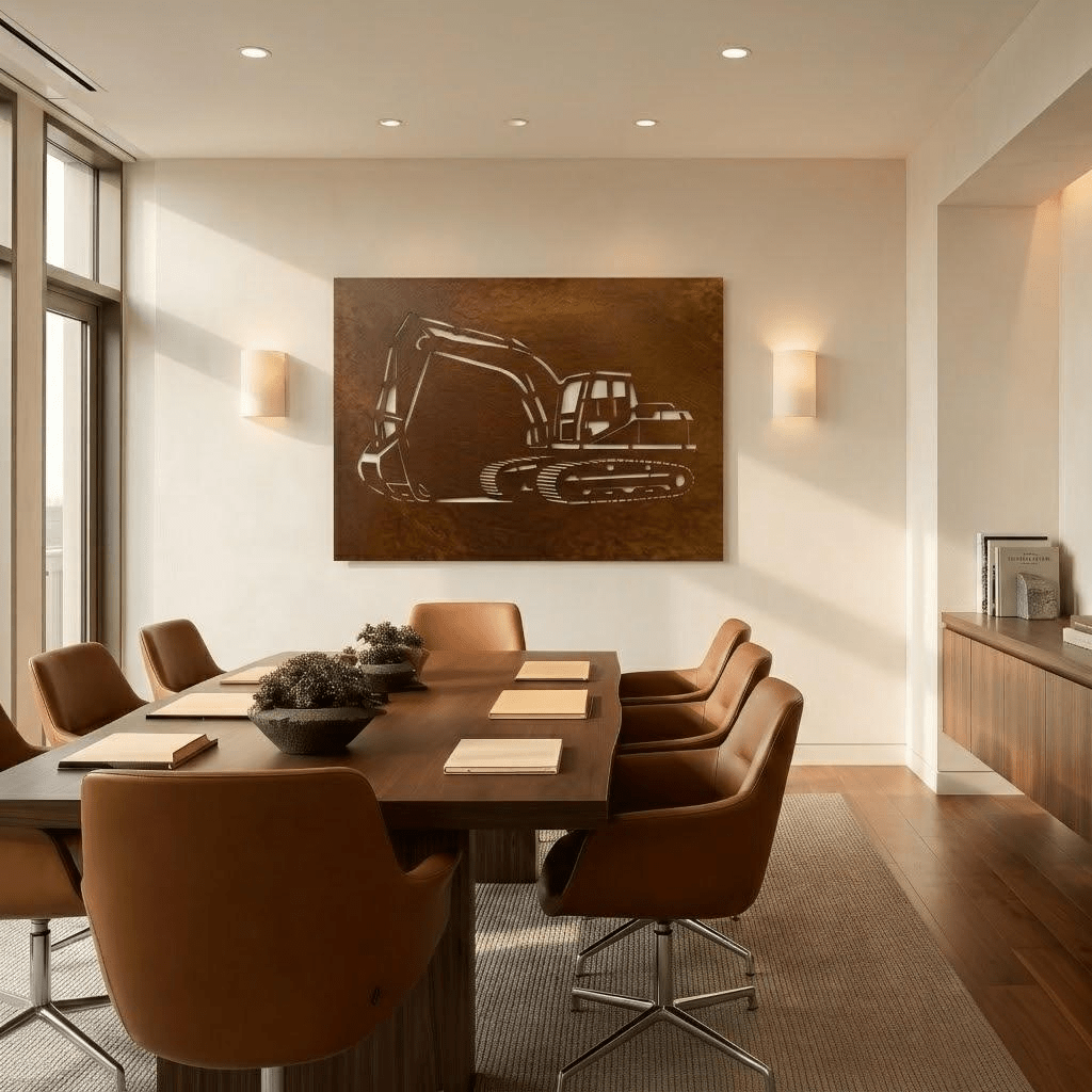 The Excavator - Metal Wall Art - Benton Lane Home - Anthem Classic