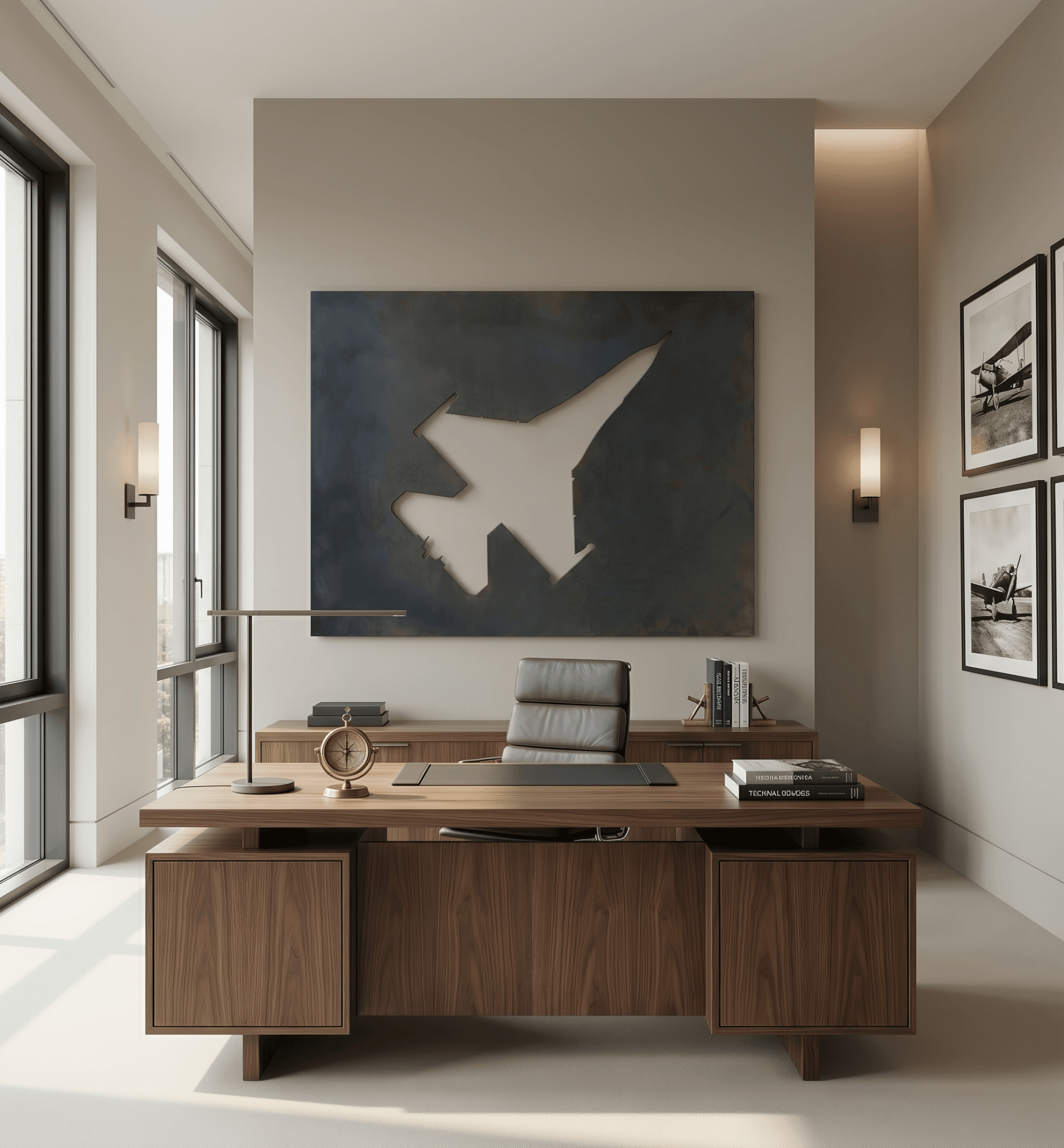 The Fighter Jet - Metal Wall Art - Forge - Benton Lane Home - Anthem Classic
