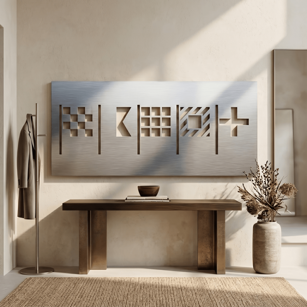 The Flag Code - Metal Wall Art - Benton Lane Home - Carbon Designs