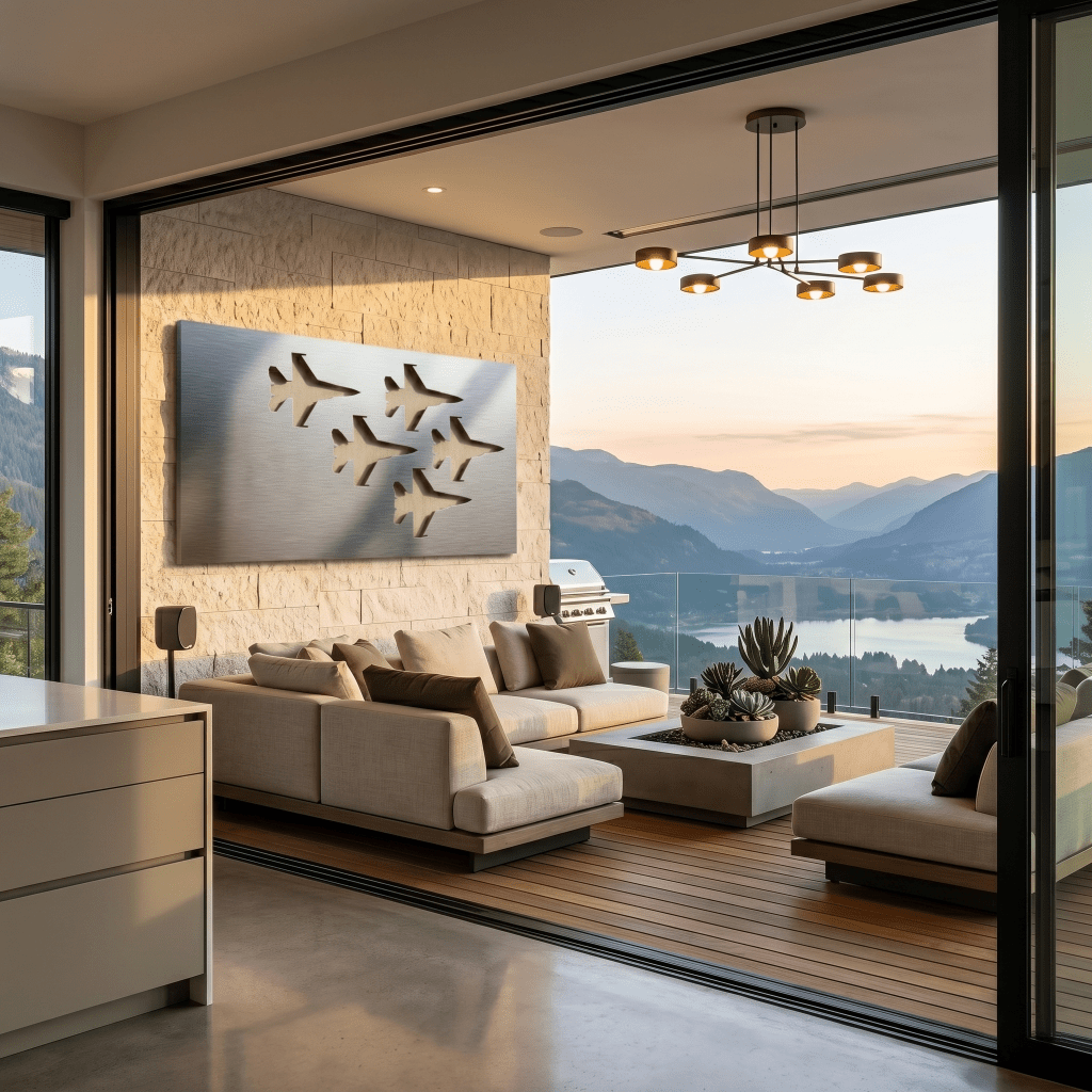 The Fleet - Metal Wall Art - Benton Lane Home - Carbon Designs