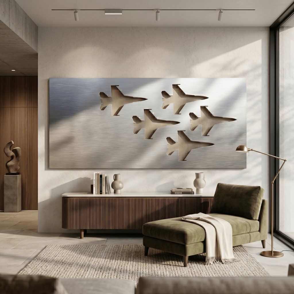 The Fleet - Metal Wall Art - Benton Lane Home - Carbon Designs
