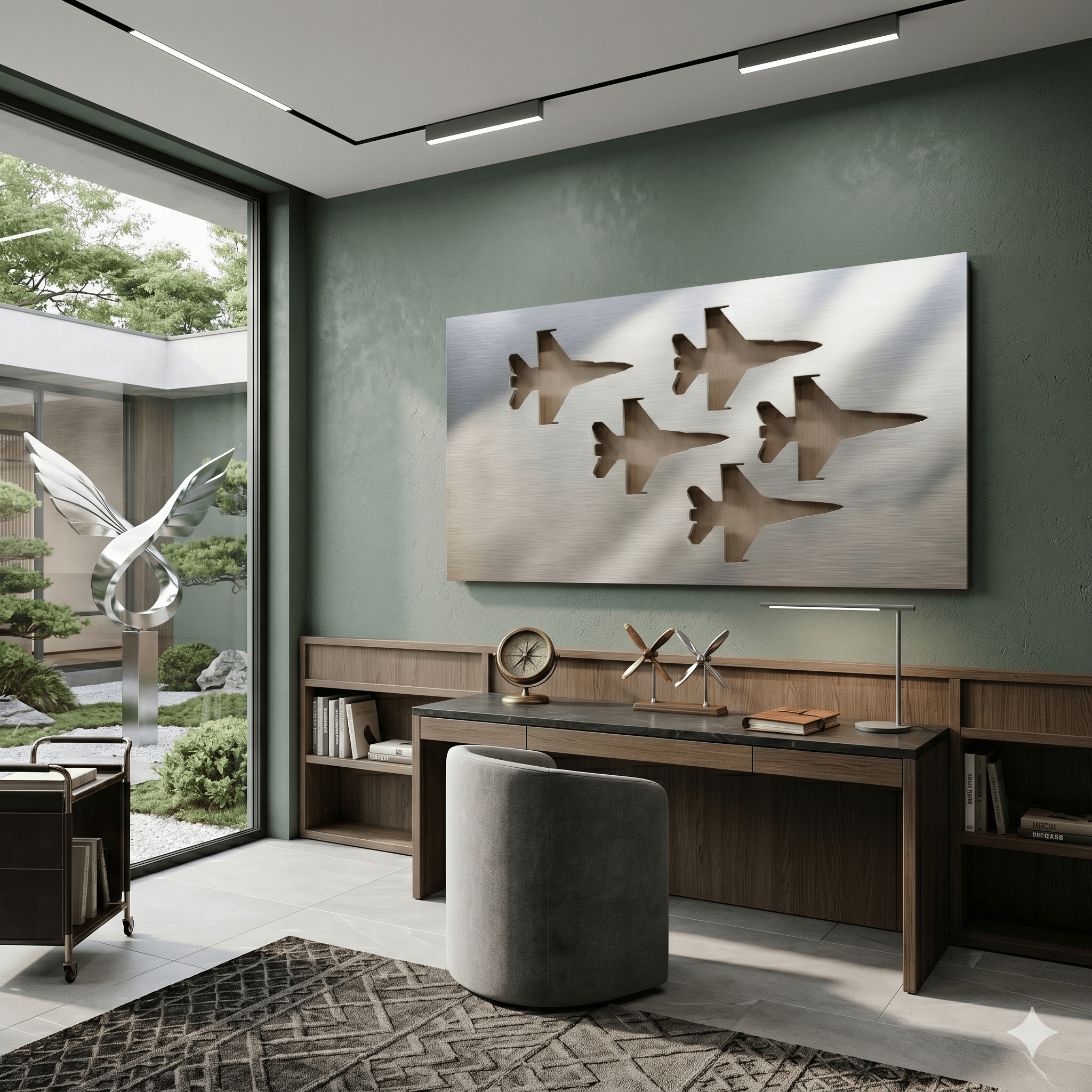 The Fleet - Metal Wall Art - Benton Lane Home - Carbon Designs