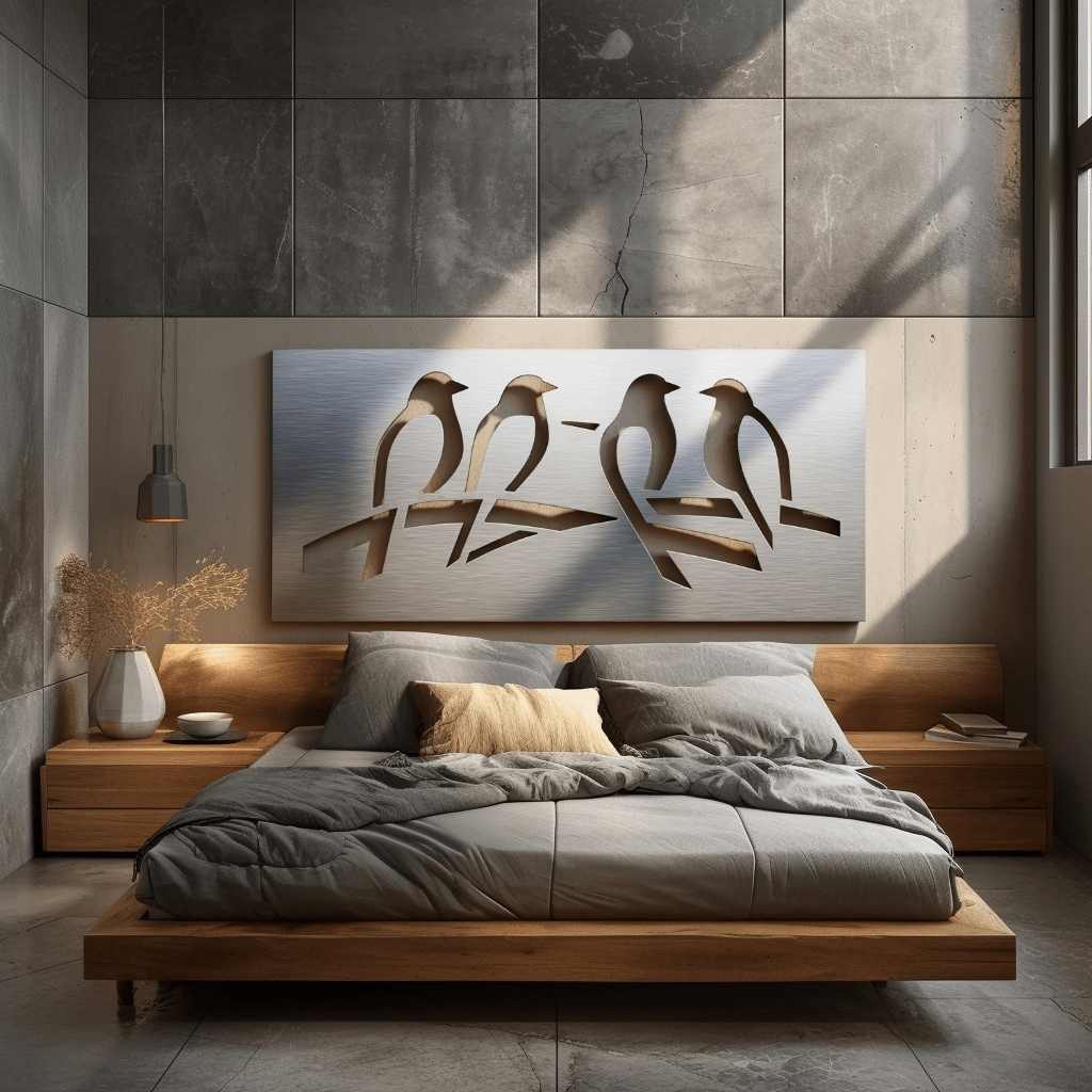 The Flock - Metal Wall Art - Benton Lane Home - Carbon Designs
